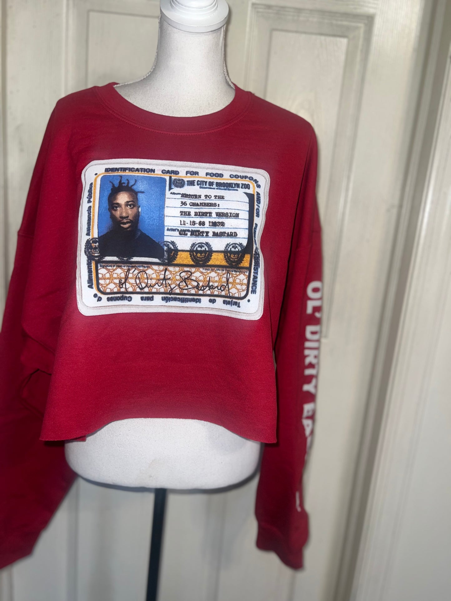 Ol’ Dirty Bastard Oversized Distressed Sweatshirt