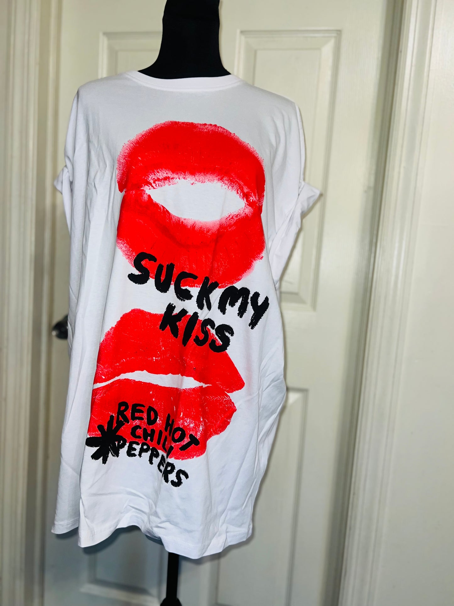 Red Hot Chili Peppers Oversized Distressed Tee