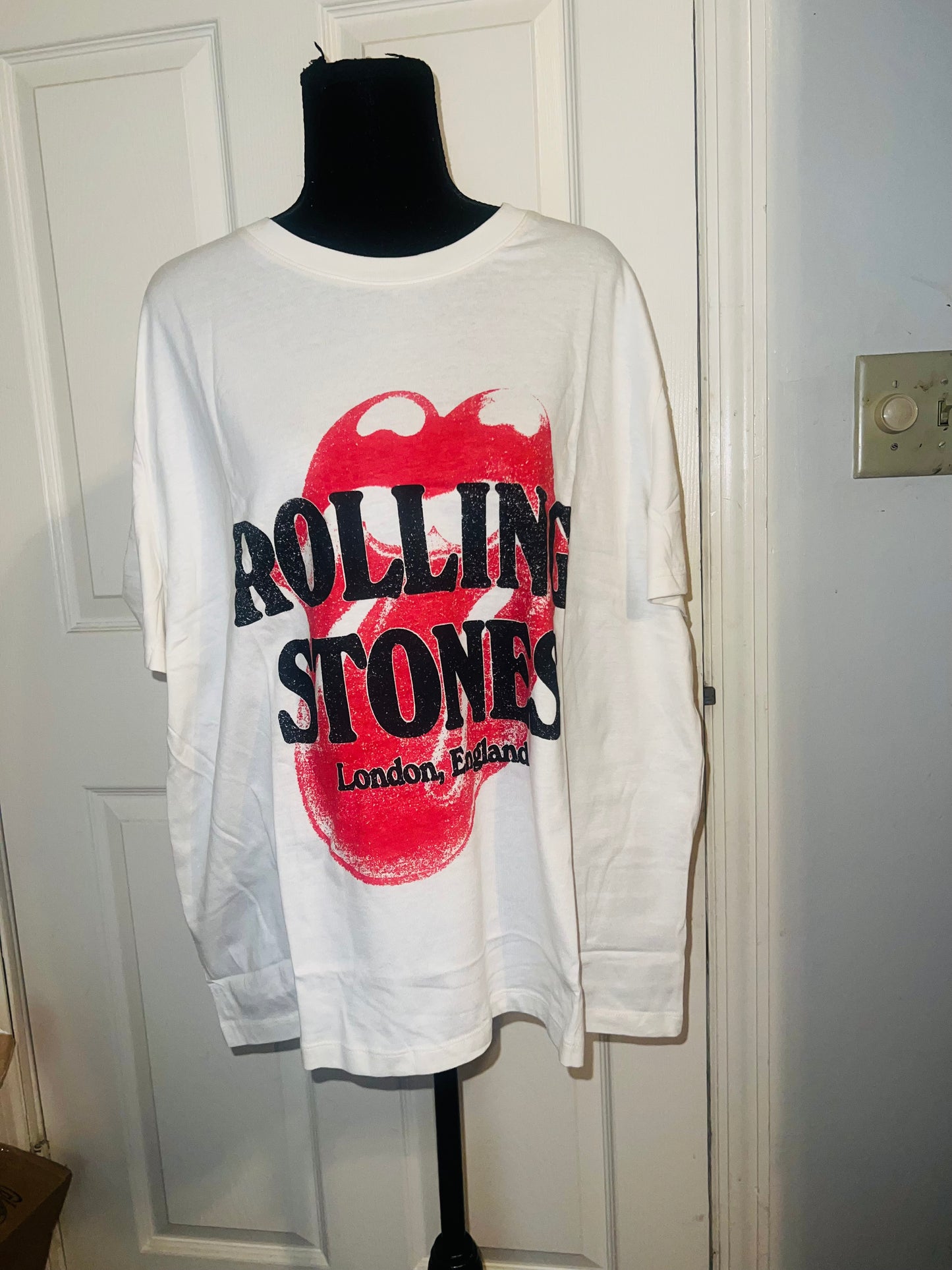 The Rolling Stones Oversized Distressed Tee