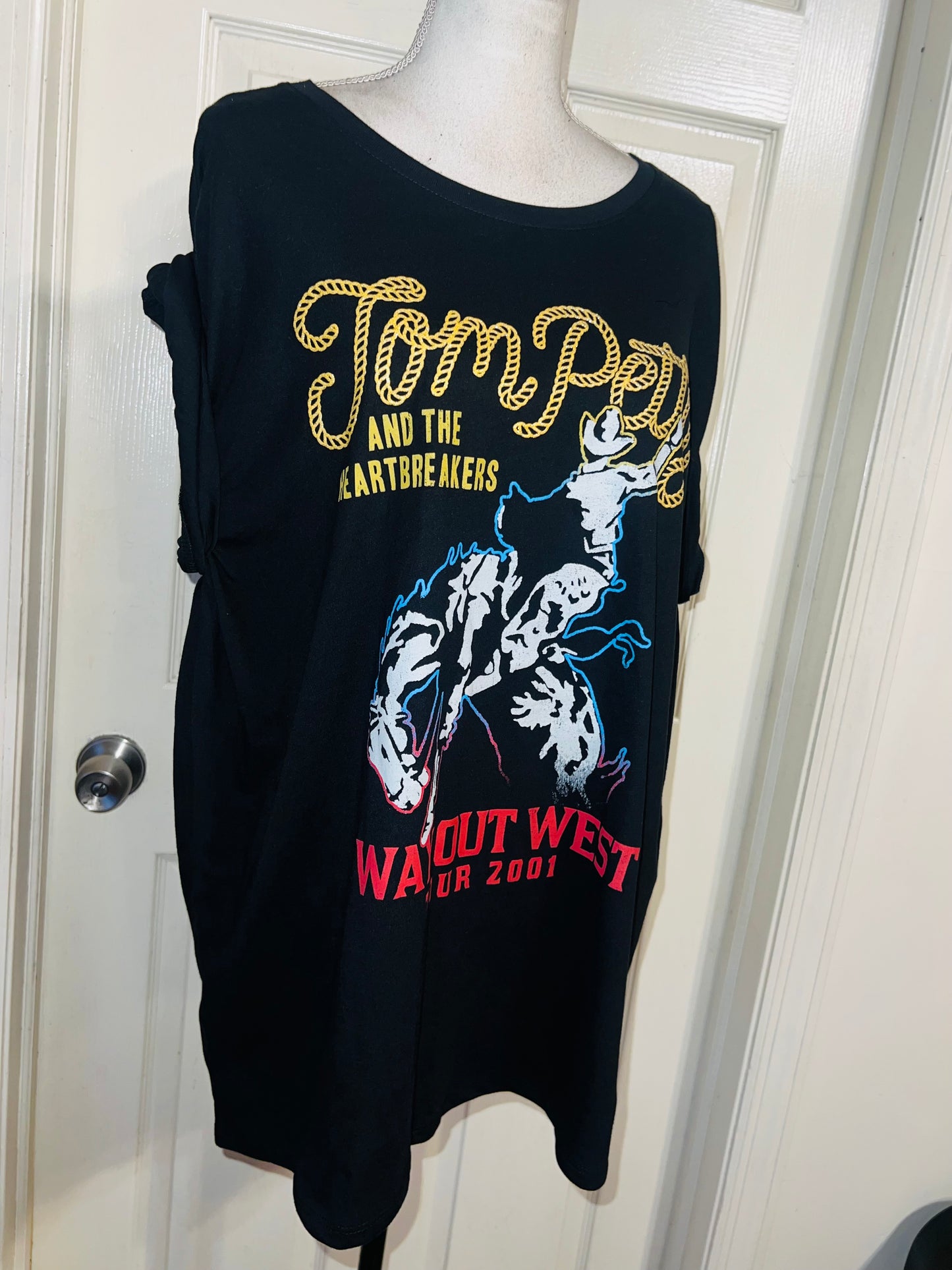 Tom Petty & The Heartbreakers Oversized Distressed Tee