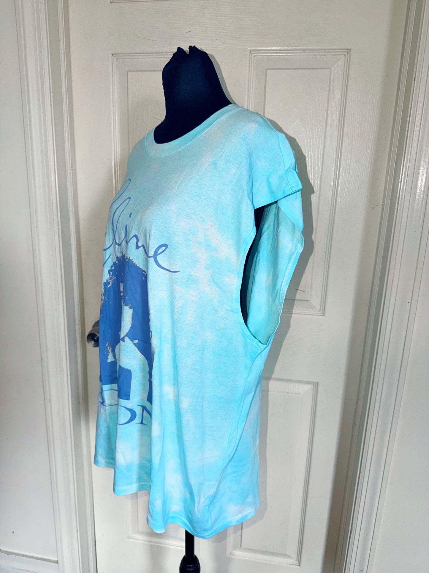 Celine Dion Oversized Distressed Tank