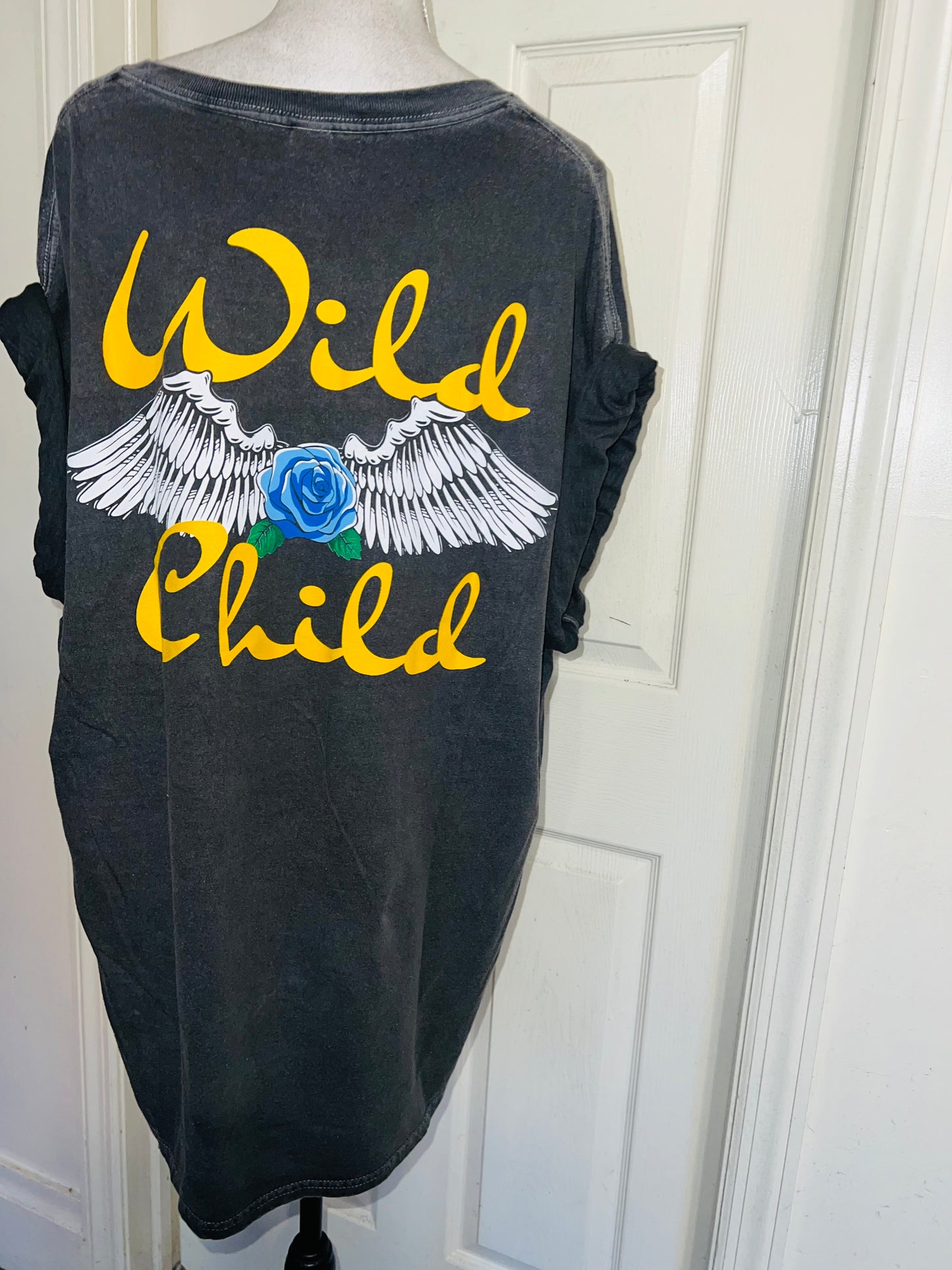 Betty Boop Wild Child Oversized Distressed Tee