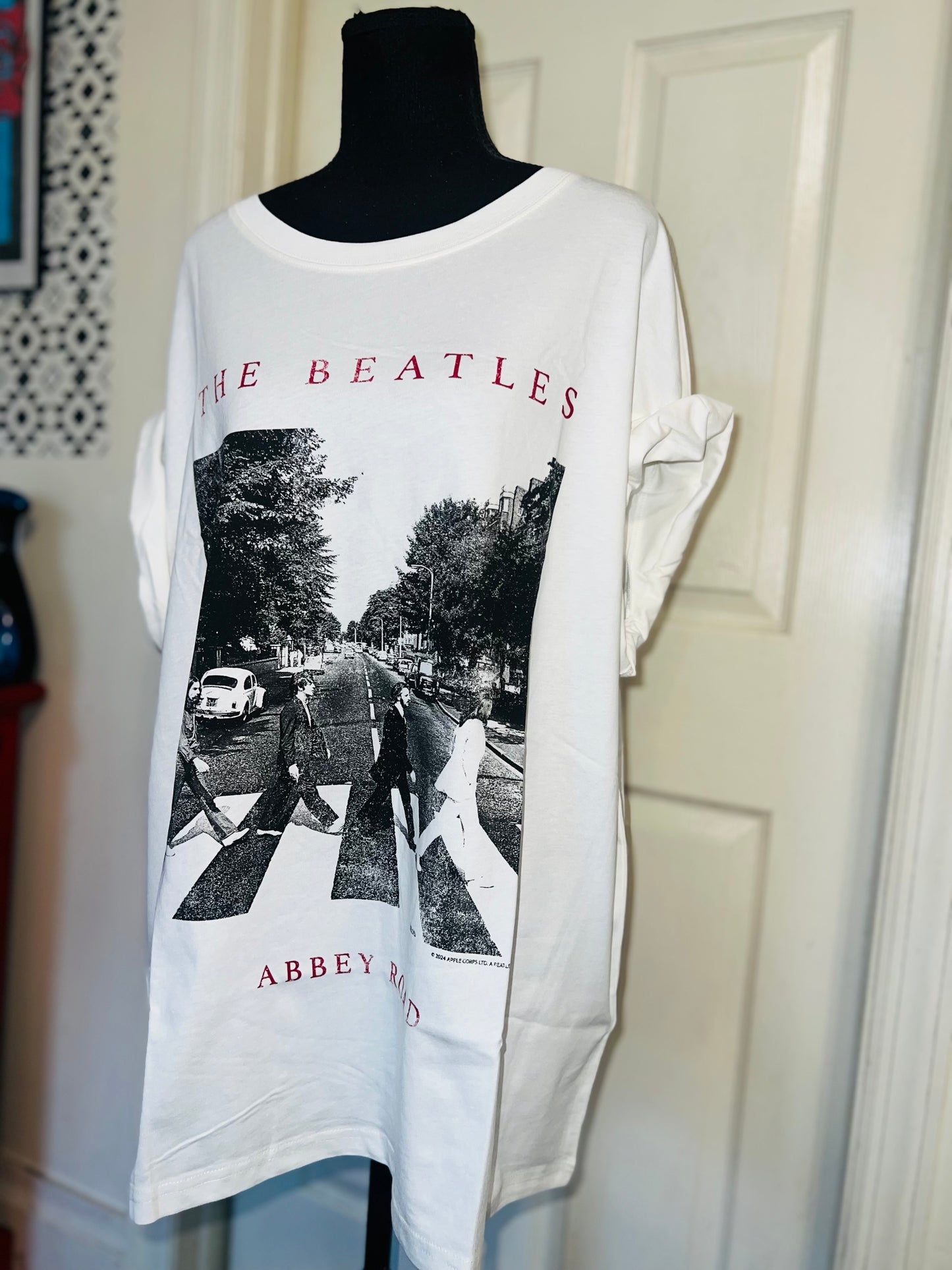 The Beatles Oversized Distressed Tee