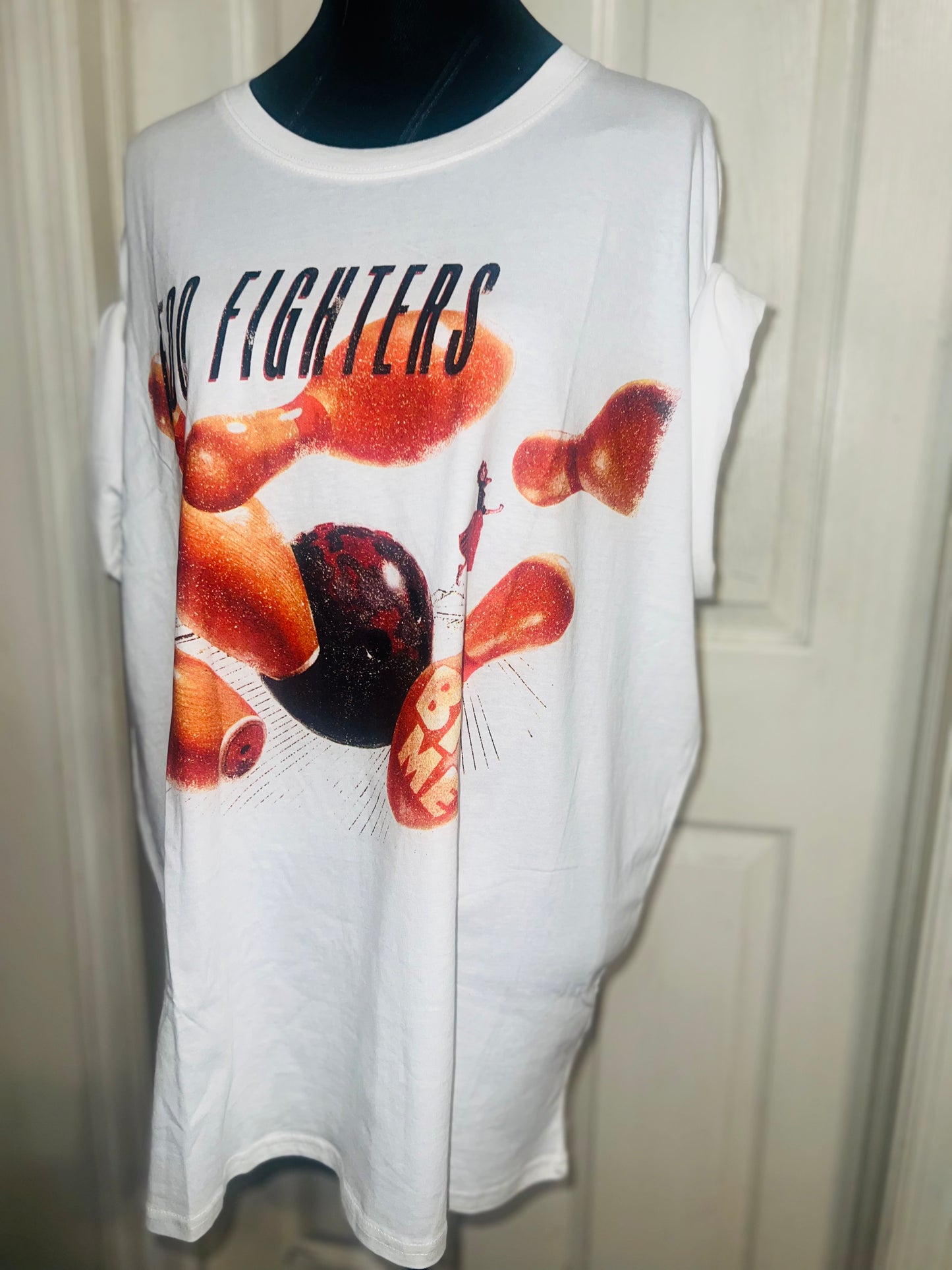 Foo Fighters Oversized Distressed Tee