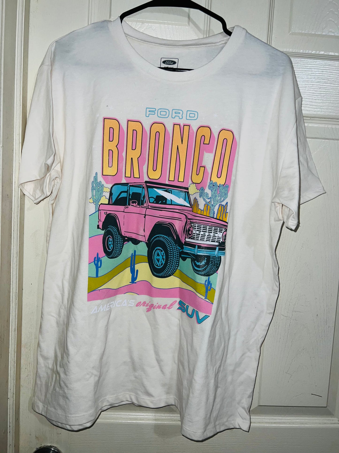 Ford Bronco Oversized Distressed Tee
