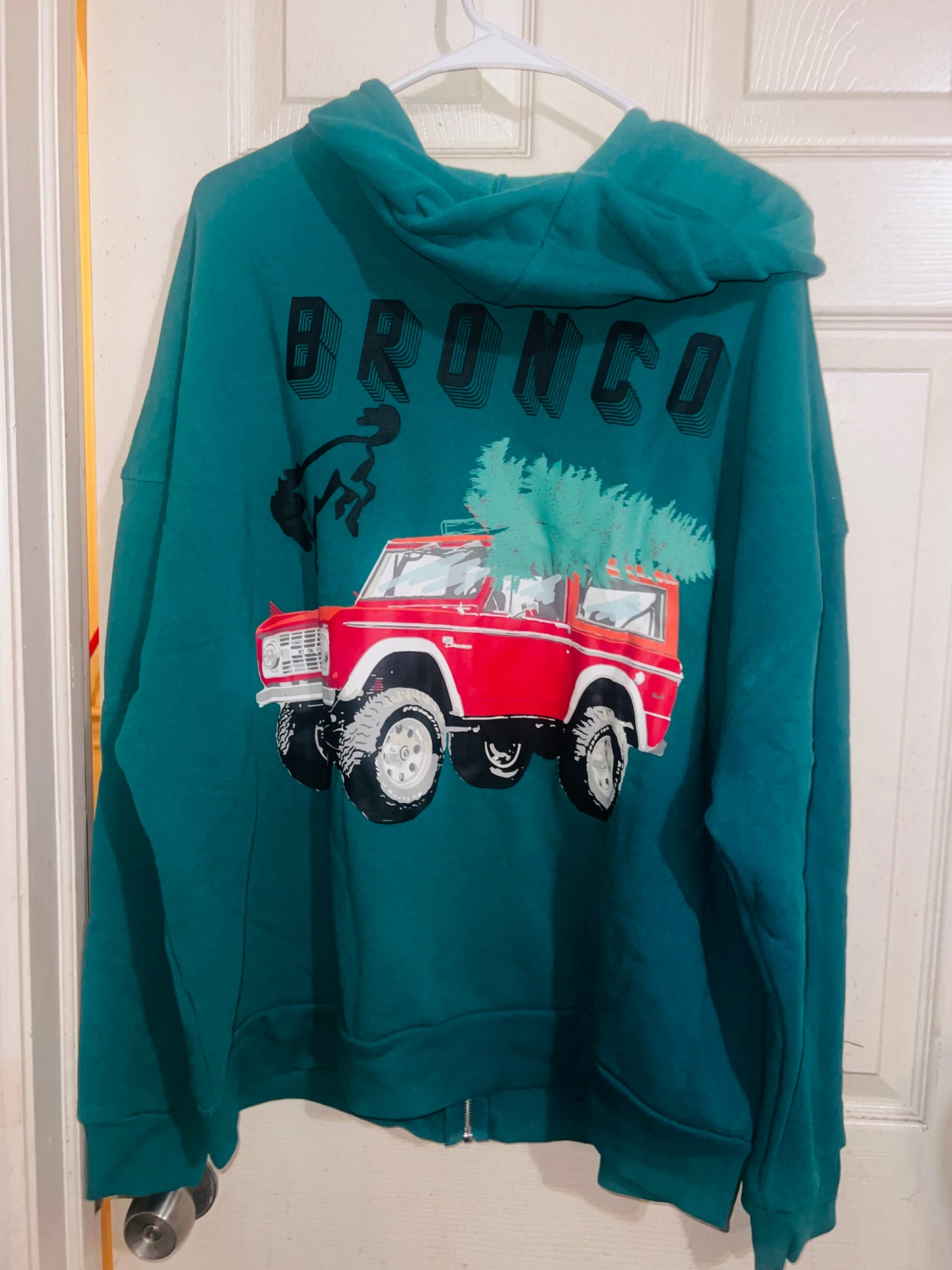 Ford Bronco Double Sided Zip Up Sweatshirt