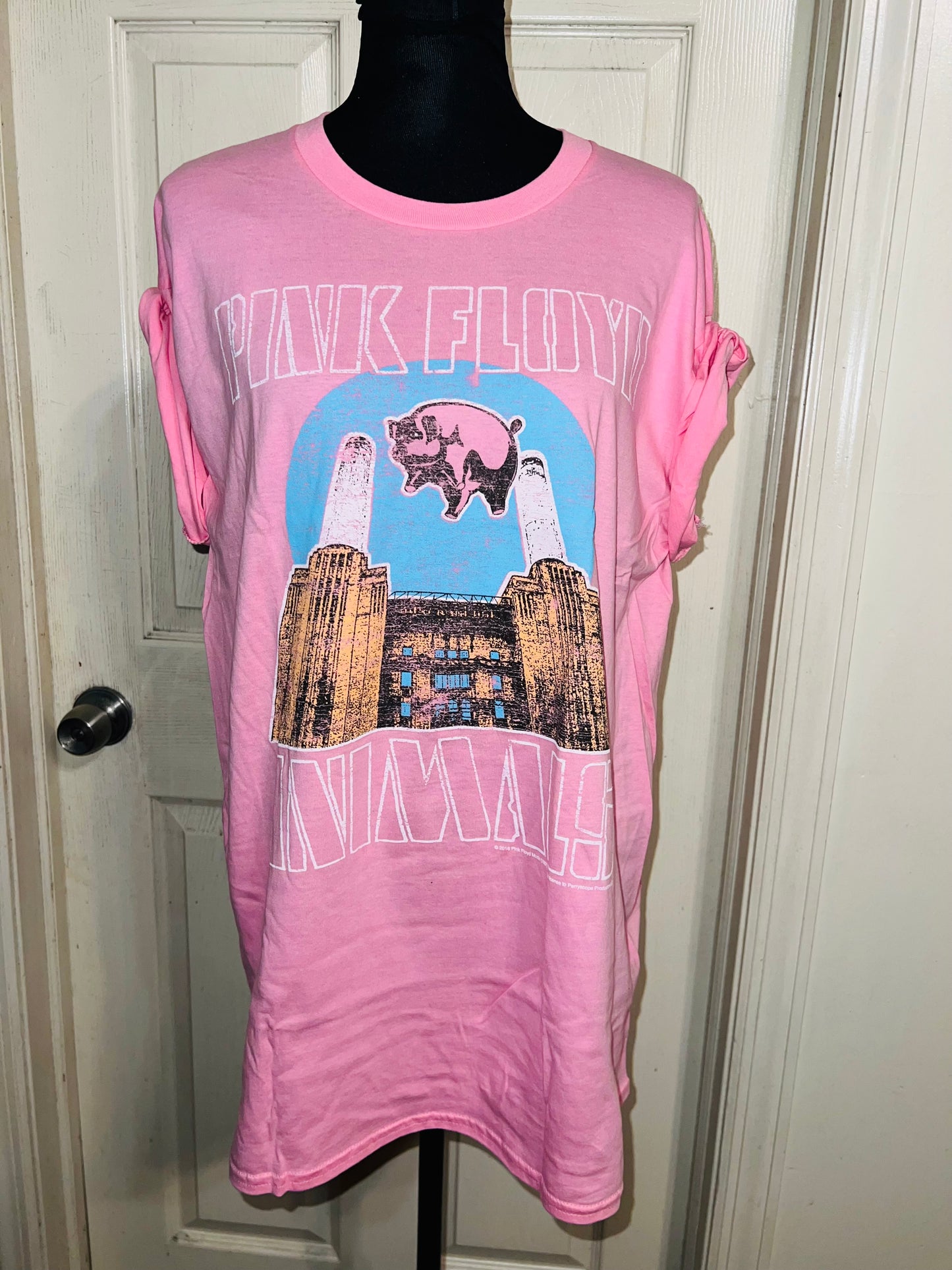 Pink Floyd Oversized Distressed Tee