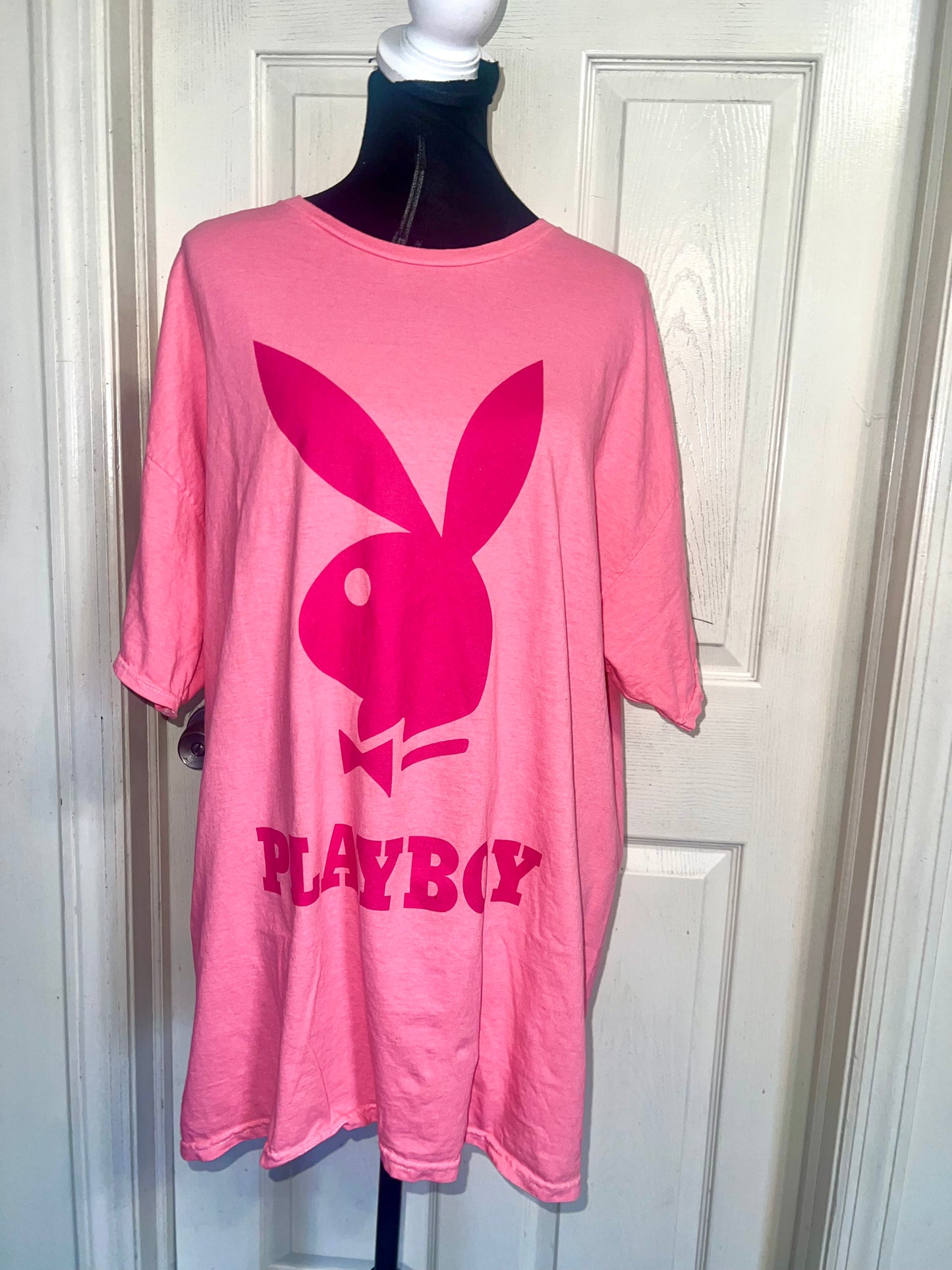 Playboy Oversized Distressed Tee
