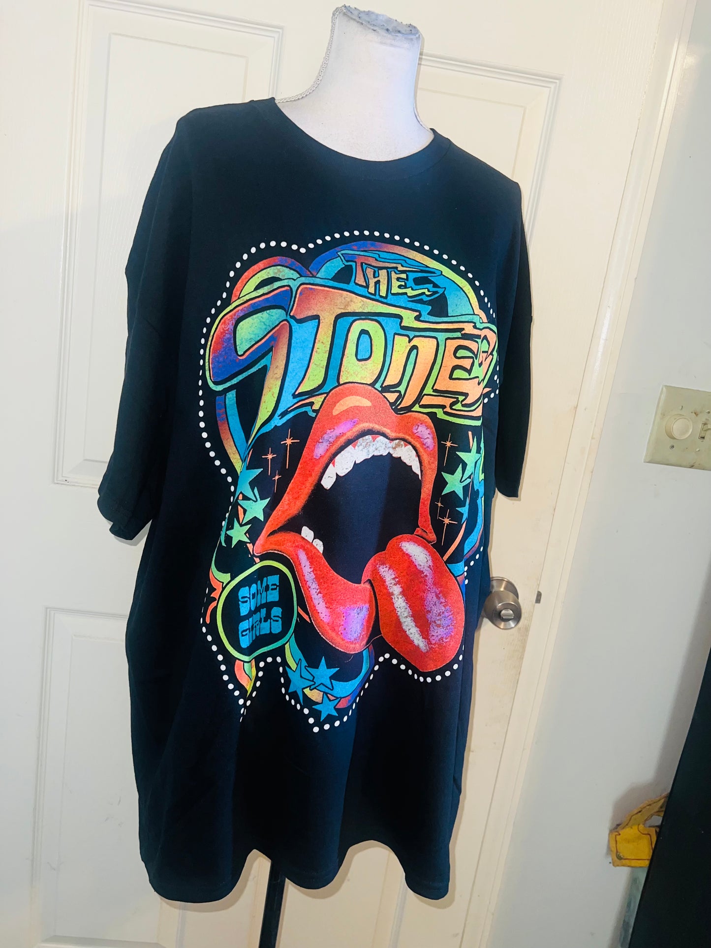 Rolling Stones Oversized Distressed Tee