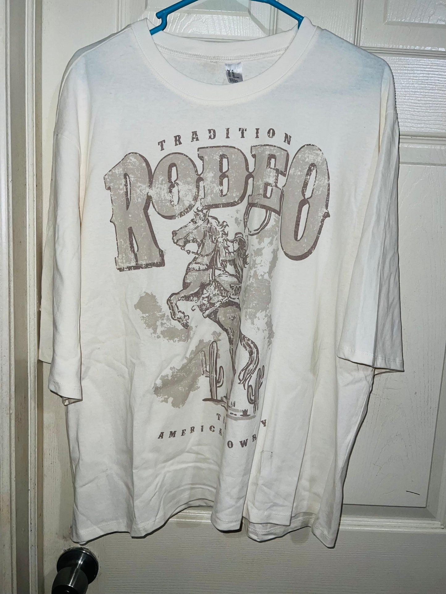 Rodeo Oversized Distressed Tee