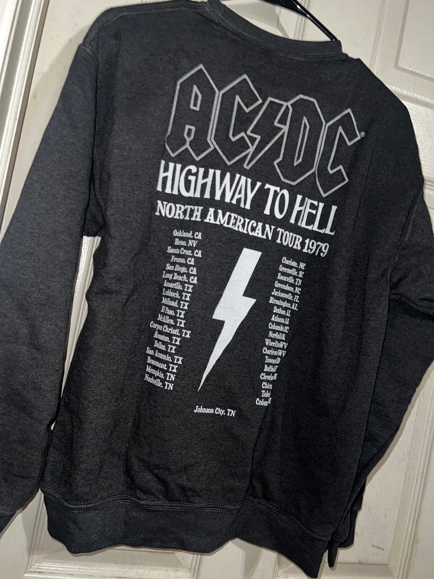 AC/DC Double Sided Oversized Sweatshirt