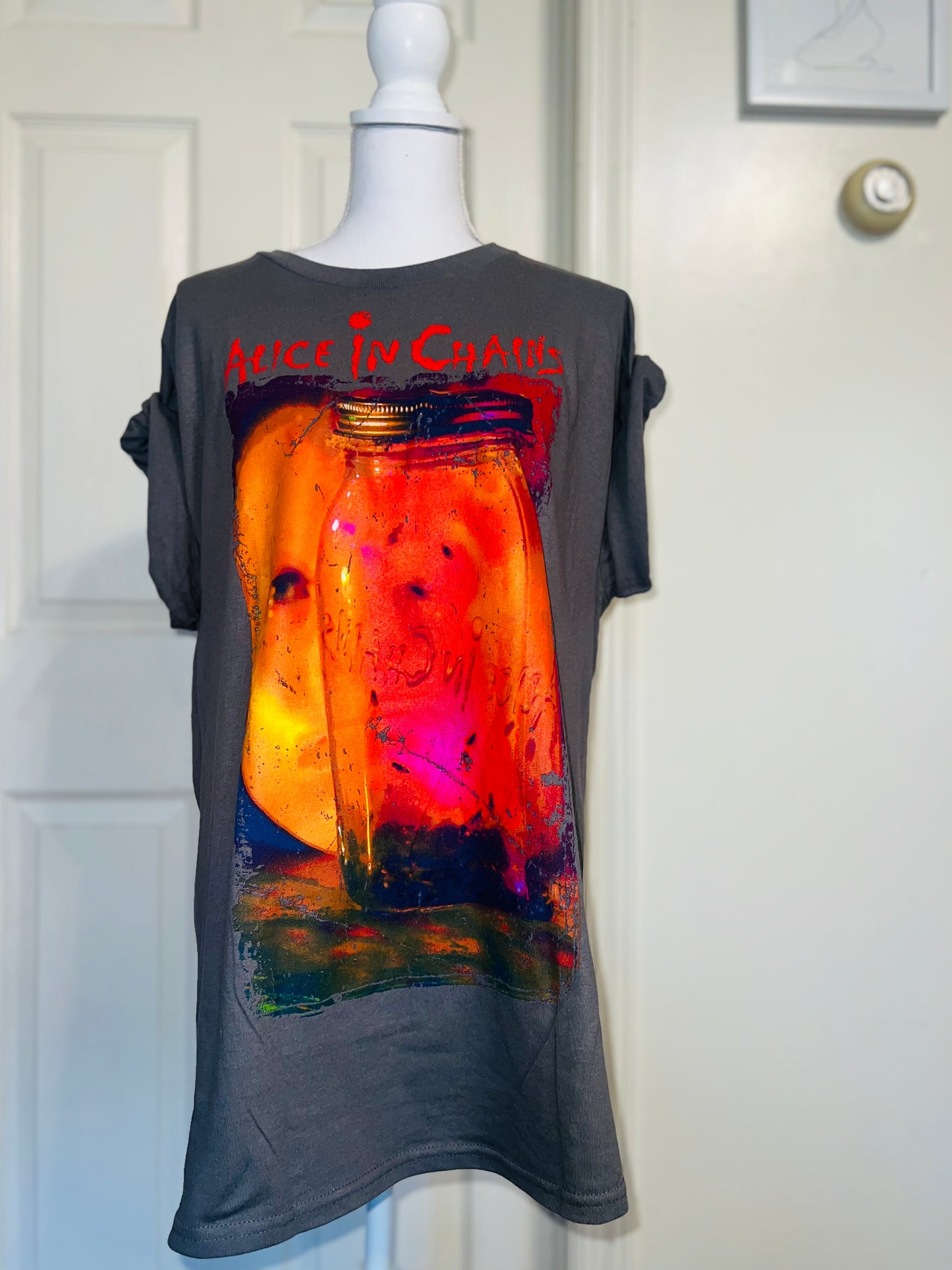 Alice In Chains Oversized Distressed Tee
