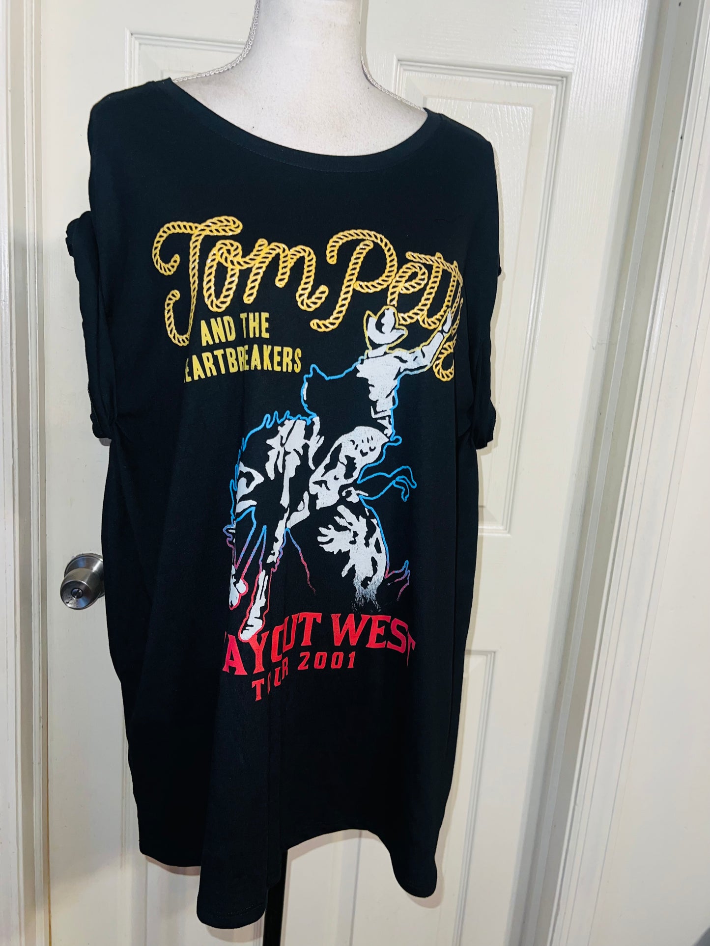 Tom Petty & The Heartbreakers Oversized Distressed Tee