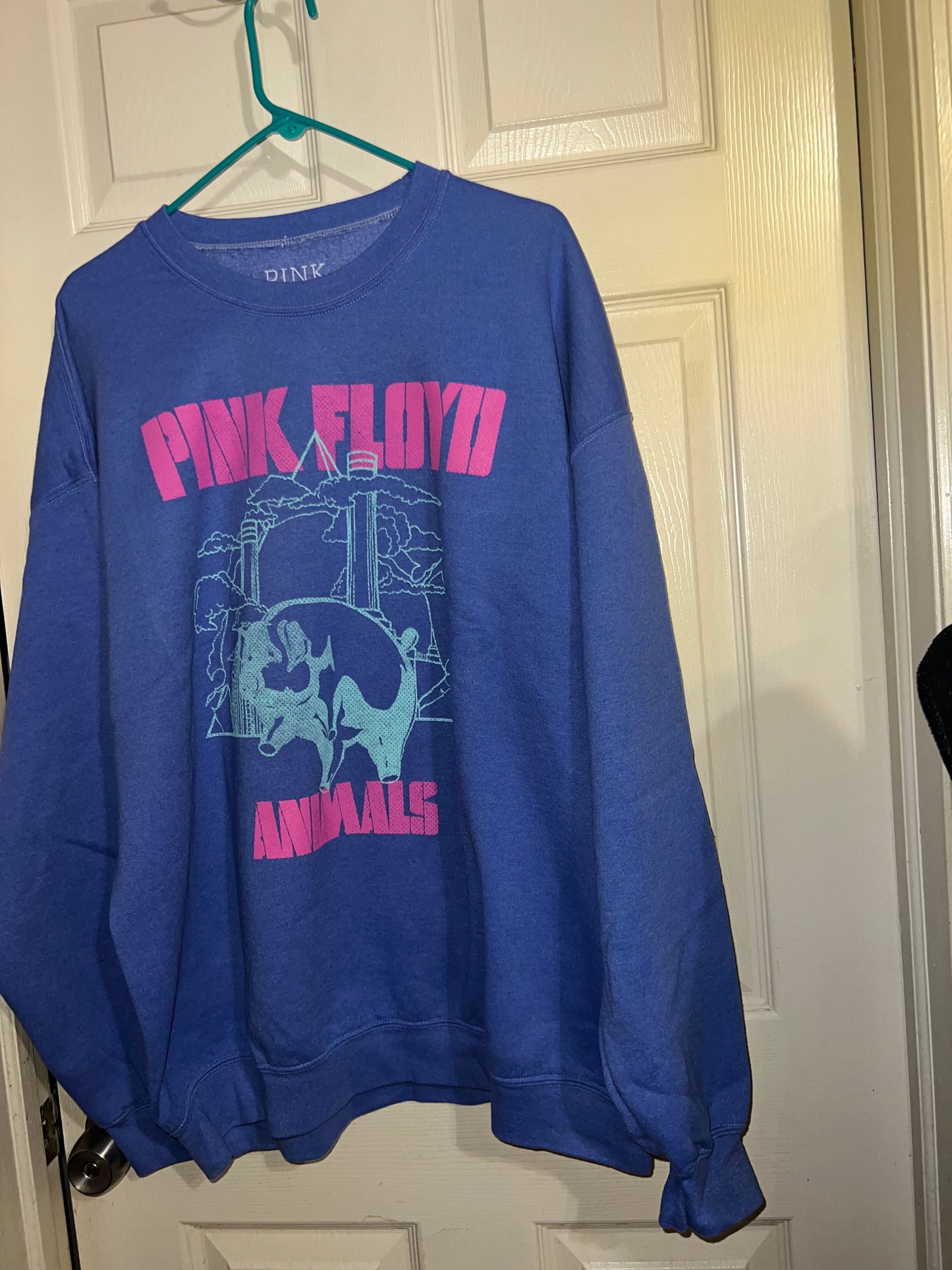 Pink Floyd Animals Oversized Distressed Sweatshirt