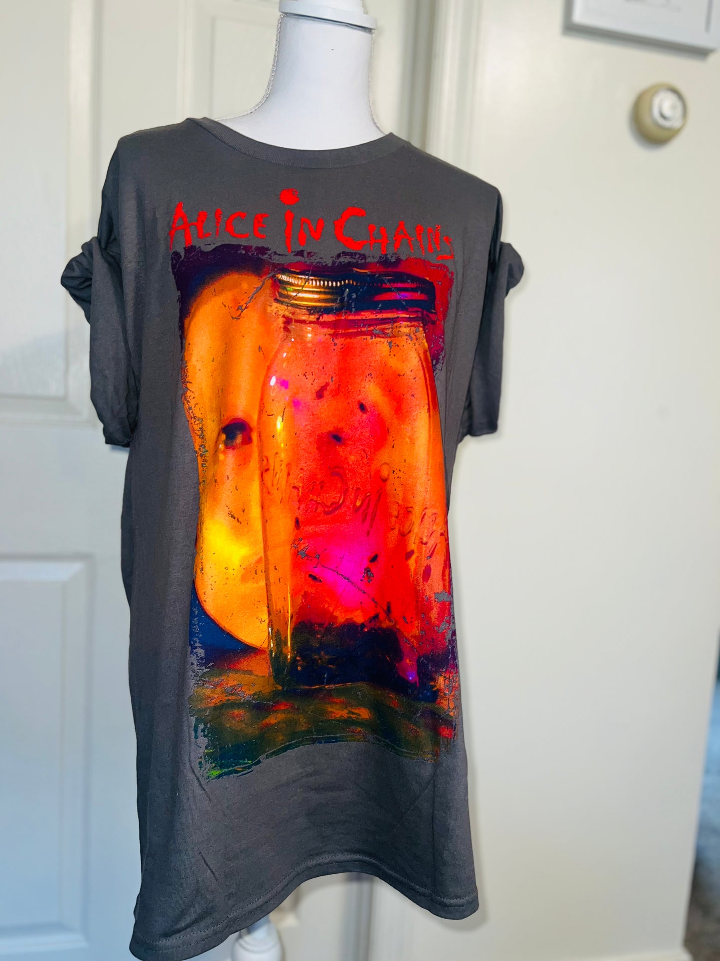 Alice In Chains Oversized Distressed Tee
