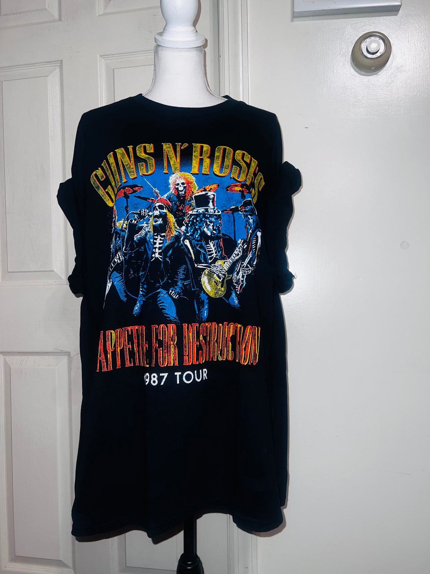 Guns N’ Roses Double Sided Oversized Distressed Tee