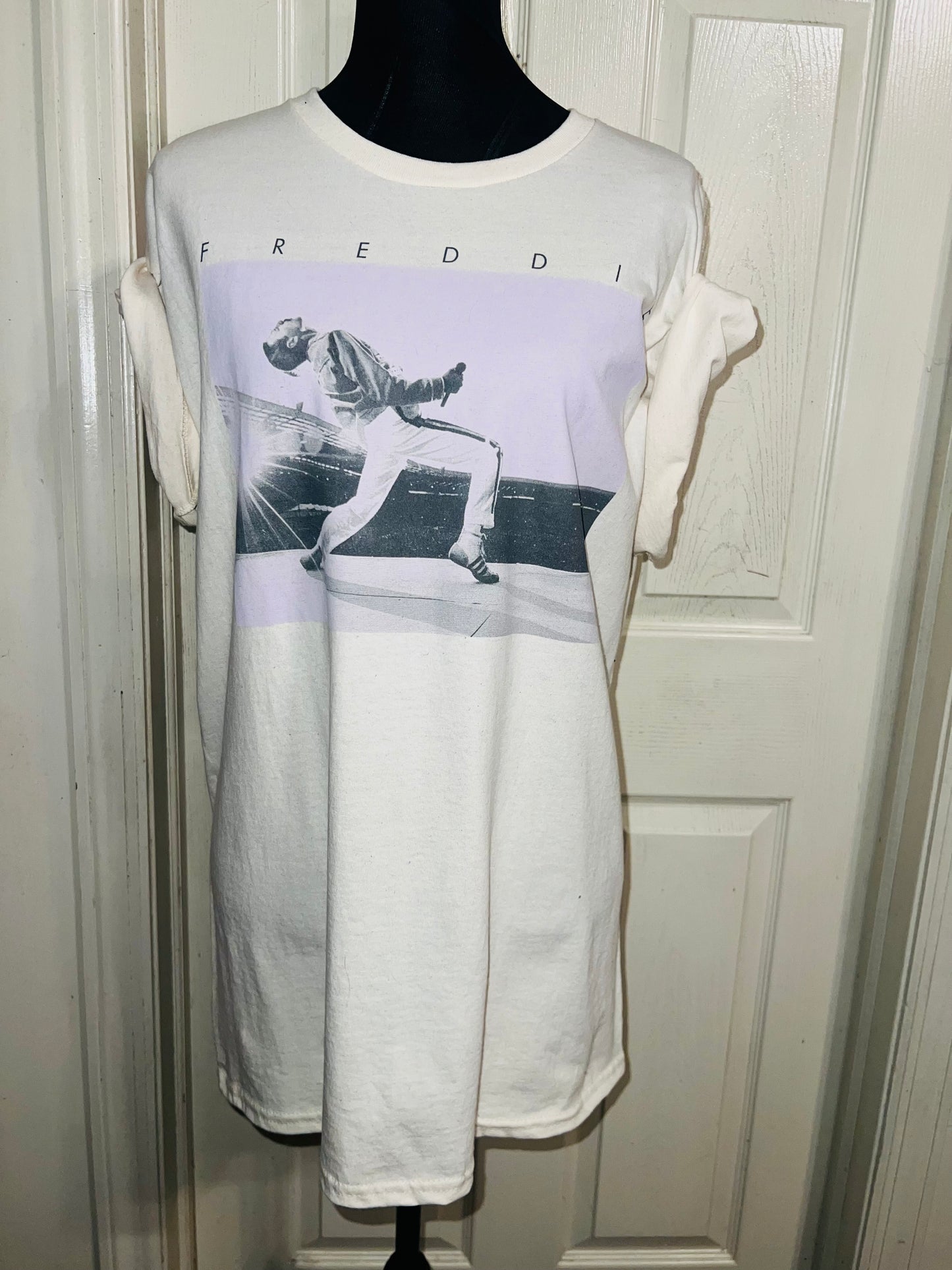 Freddie Mercury Oversized Distressed Tee