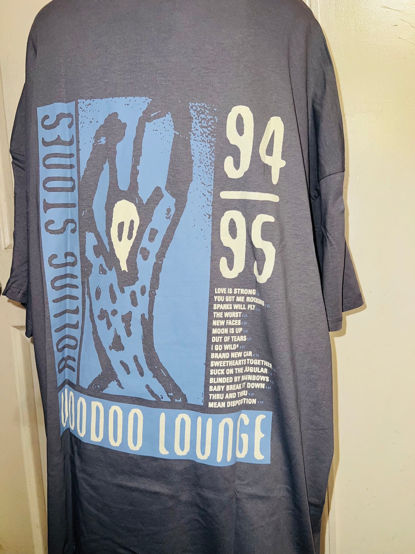 The Rolling Stones Double Sided Voodoo Distressed Tee