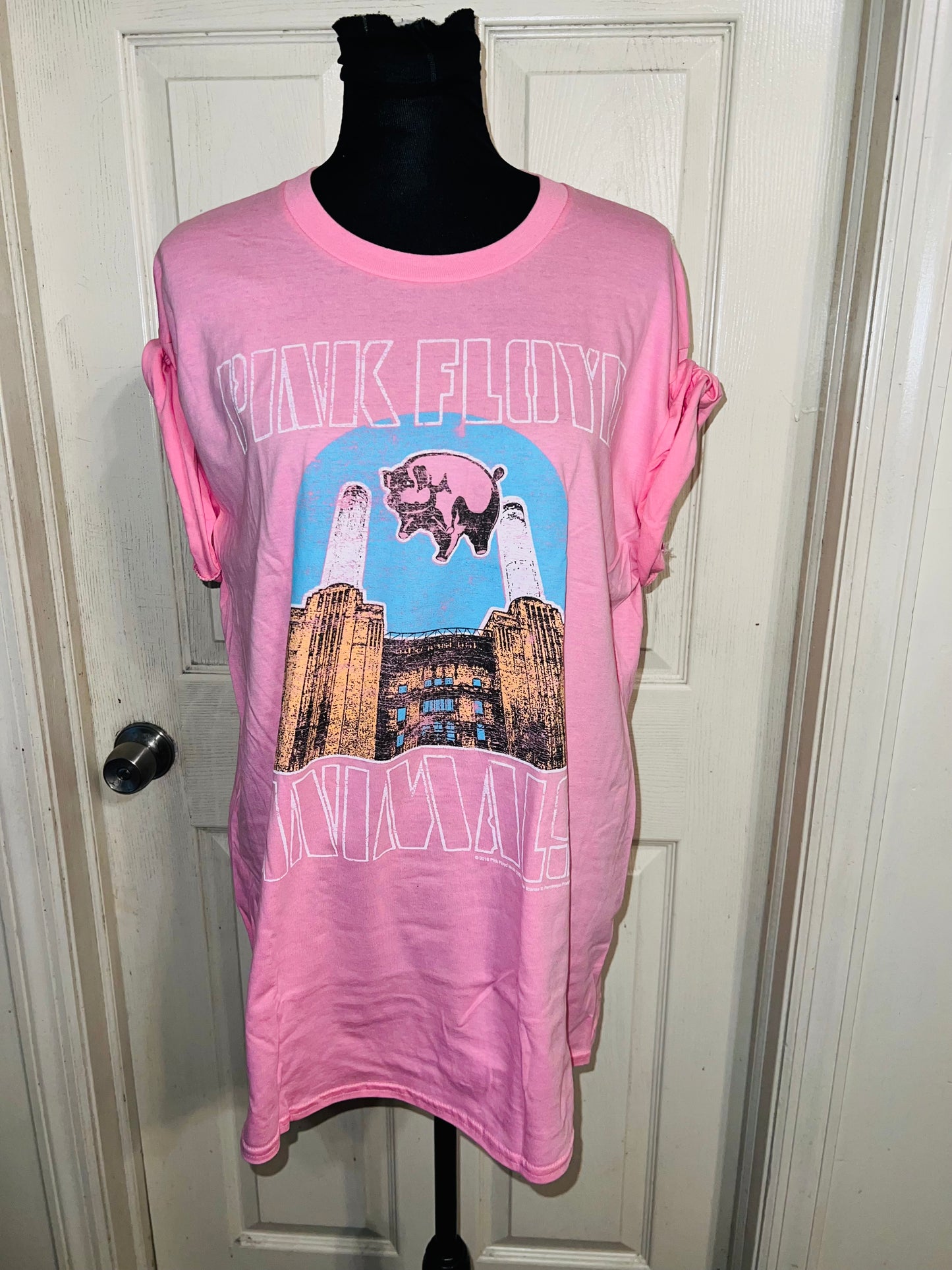 Pink Floyd Oversized Distressed Tee