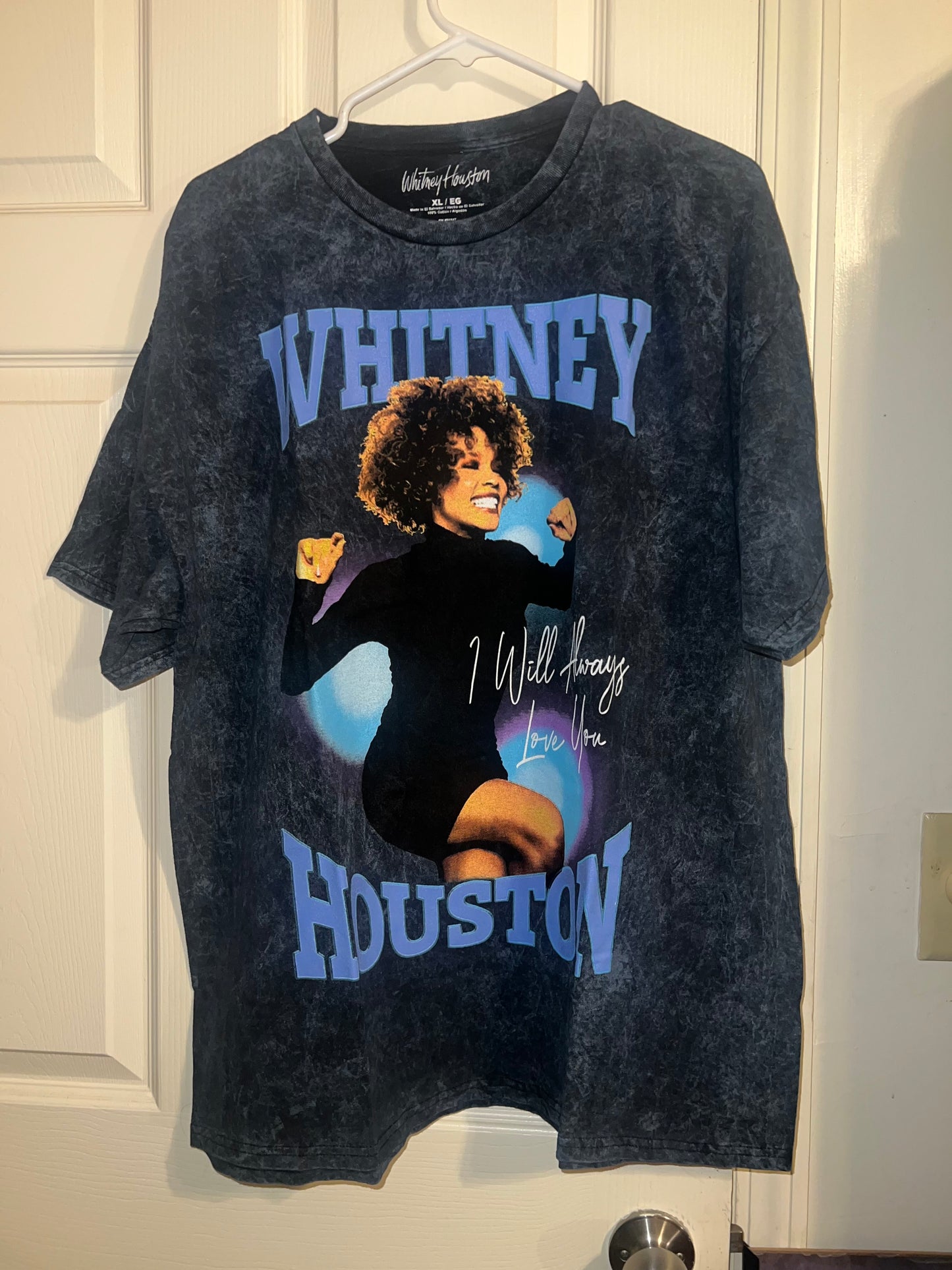 Whitney Houston Oversized Distressed Tee