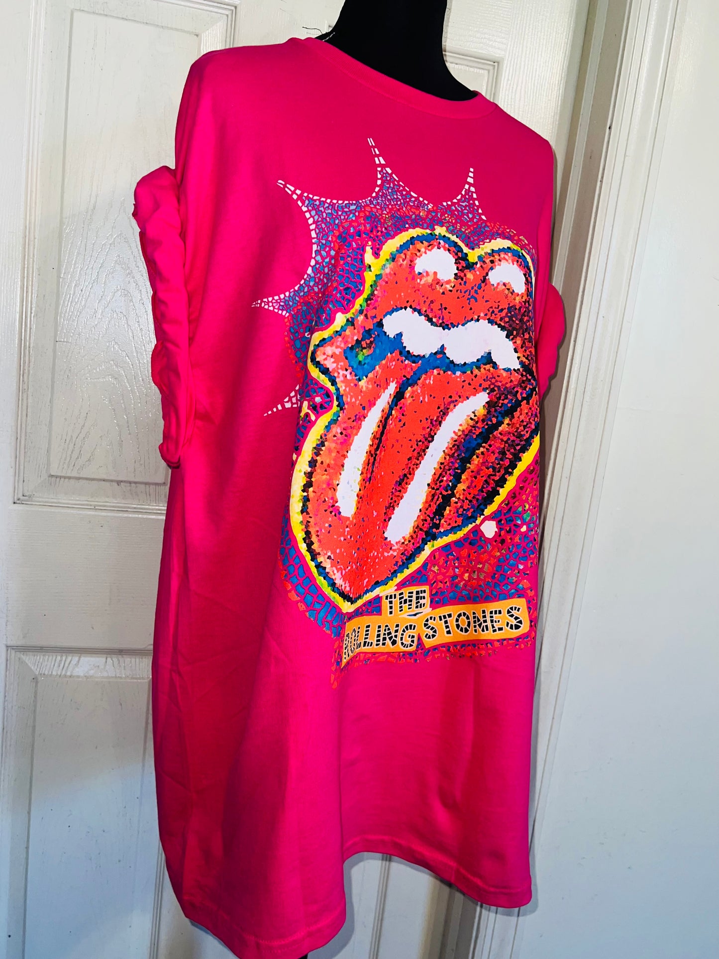 Rolling Stones Oversized Distressed Tee