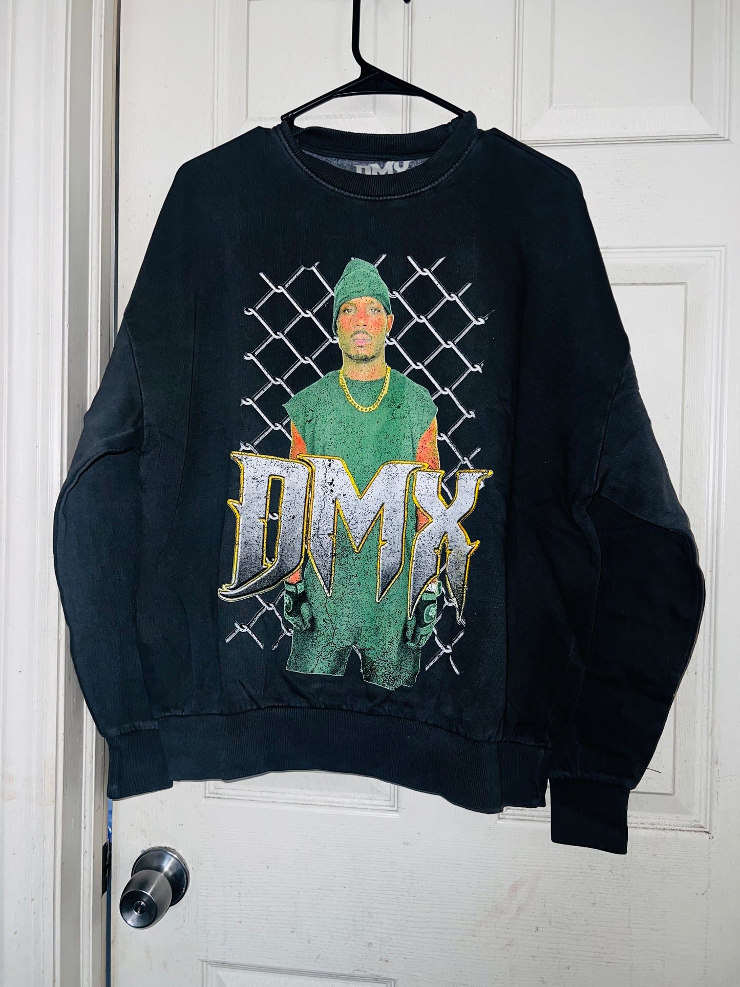 DMX Oversized Distressed Sweatshirt