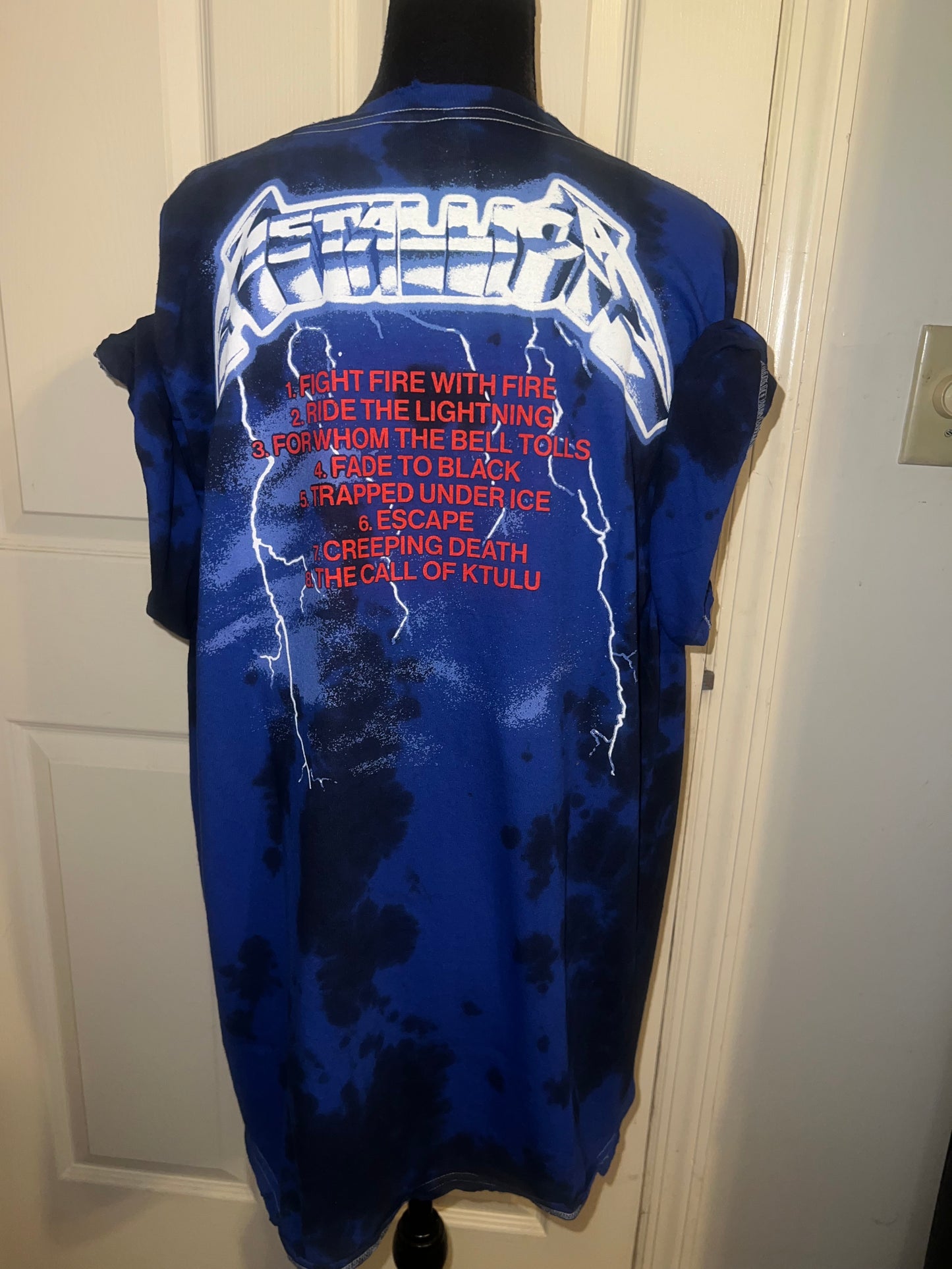 Metallica Double Sided Oversized Tee