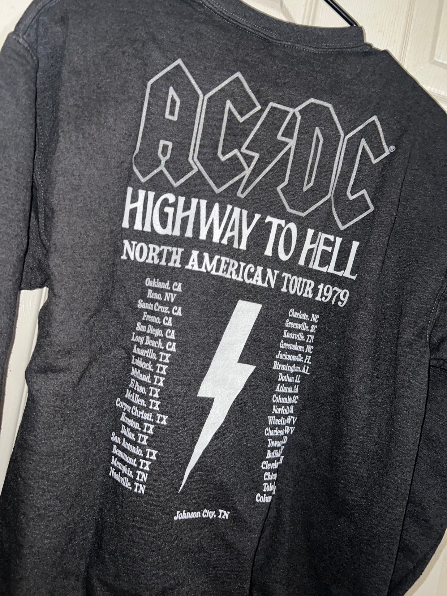 AC/DC Double Sided Oversized Sweatshirt
