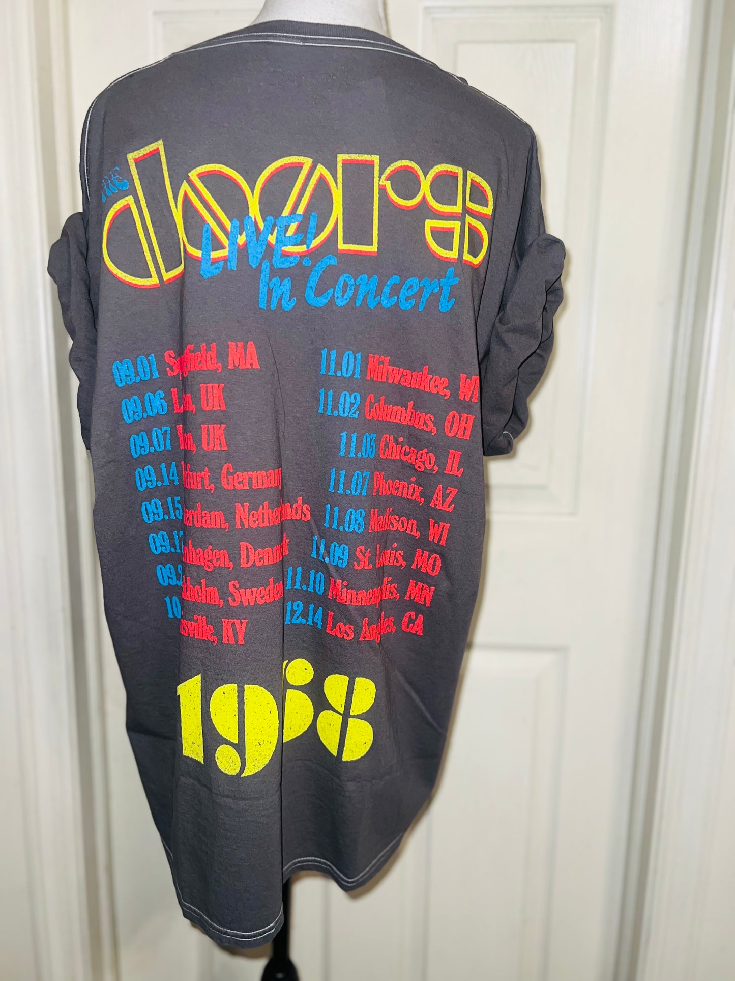 The Doors Double Sided Oversized Distressed Tee