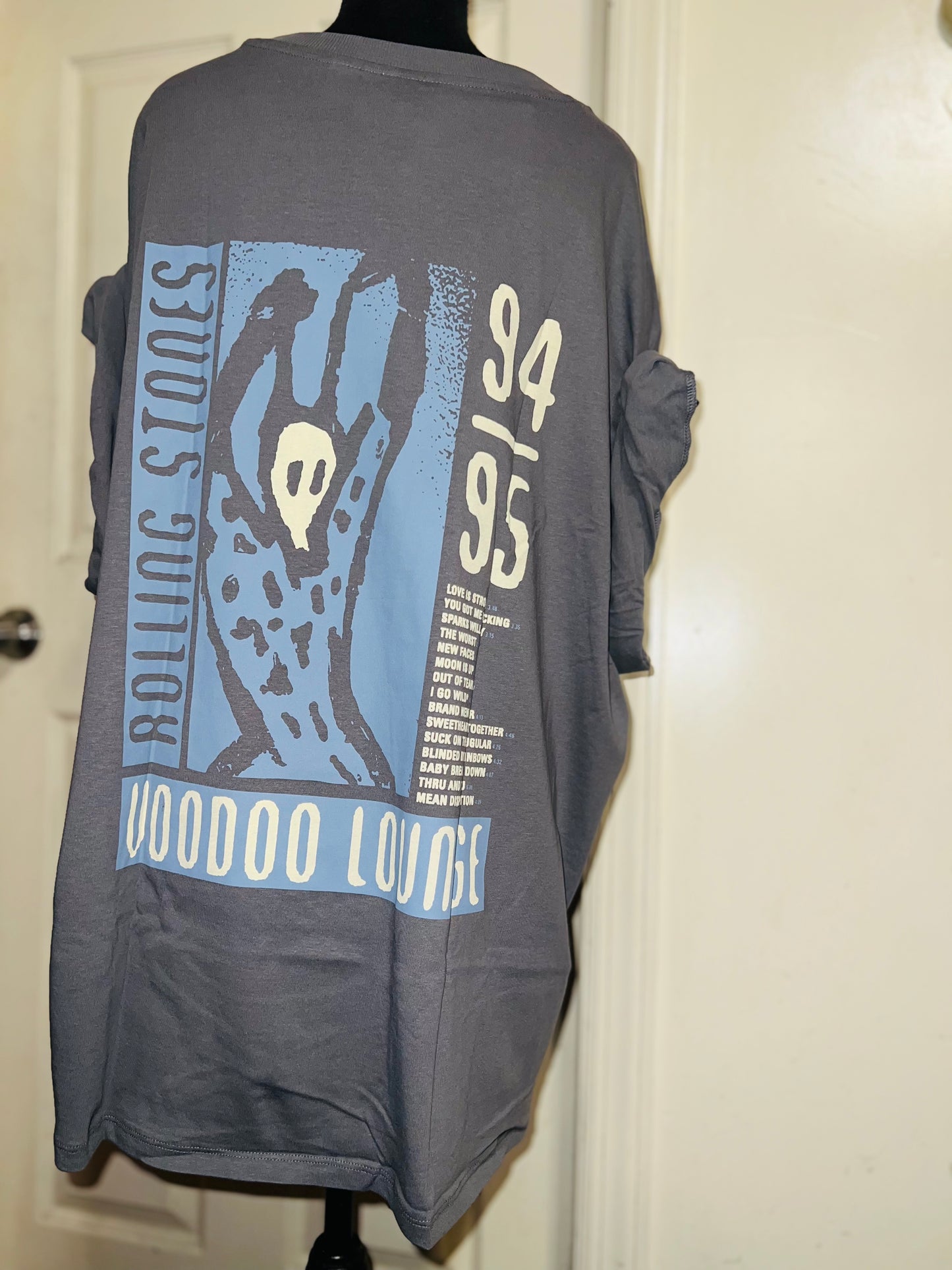 The Rolling Stones Double Sided Voodoo Distressed Tee