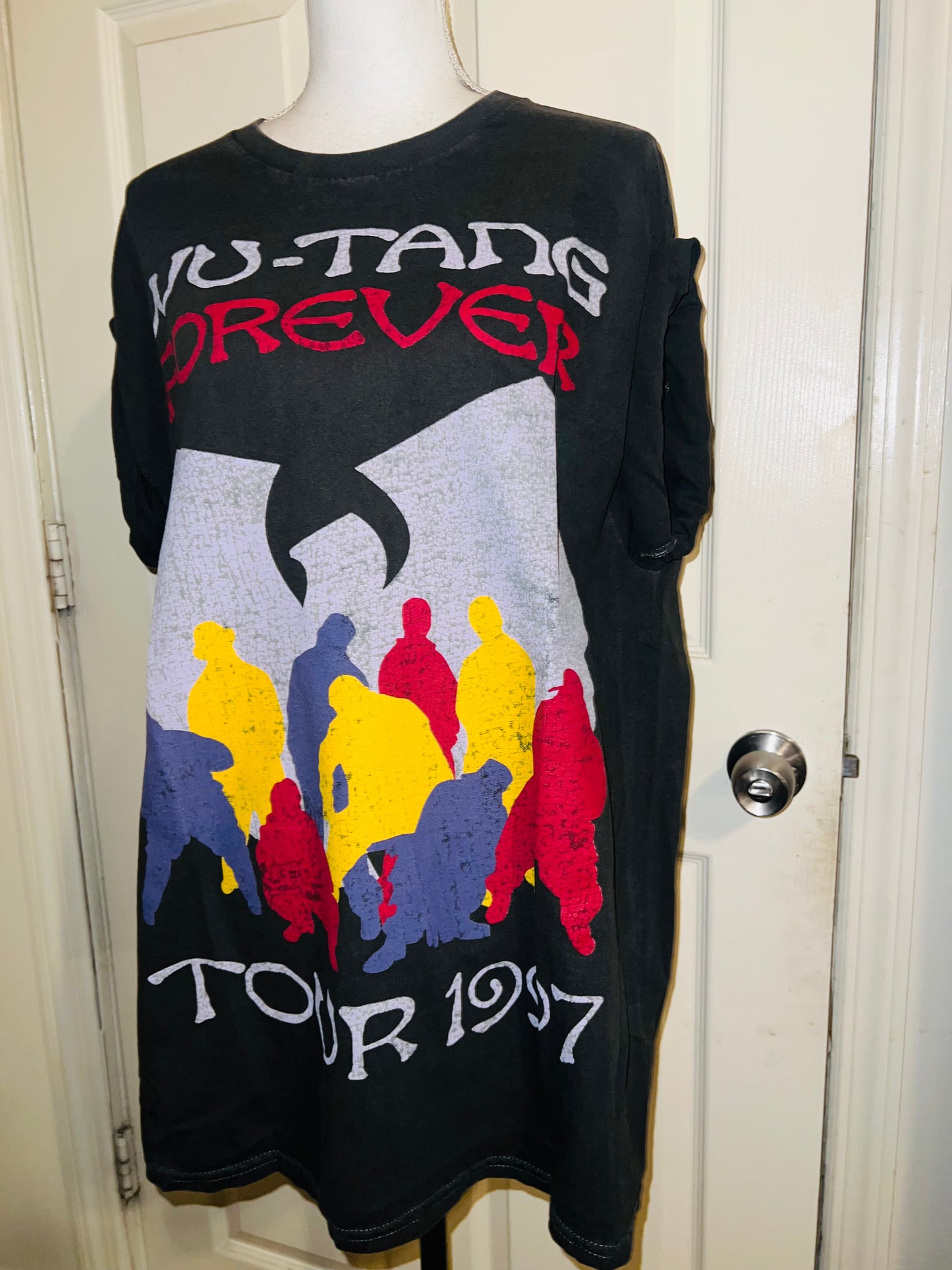Wu-Tang Clan Oversized Distressed Tee