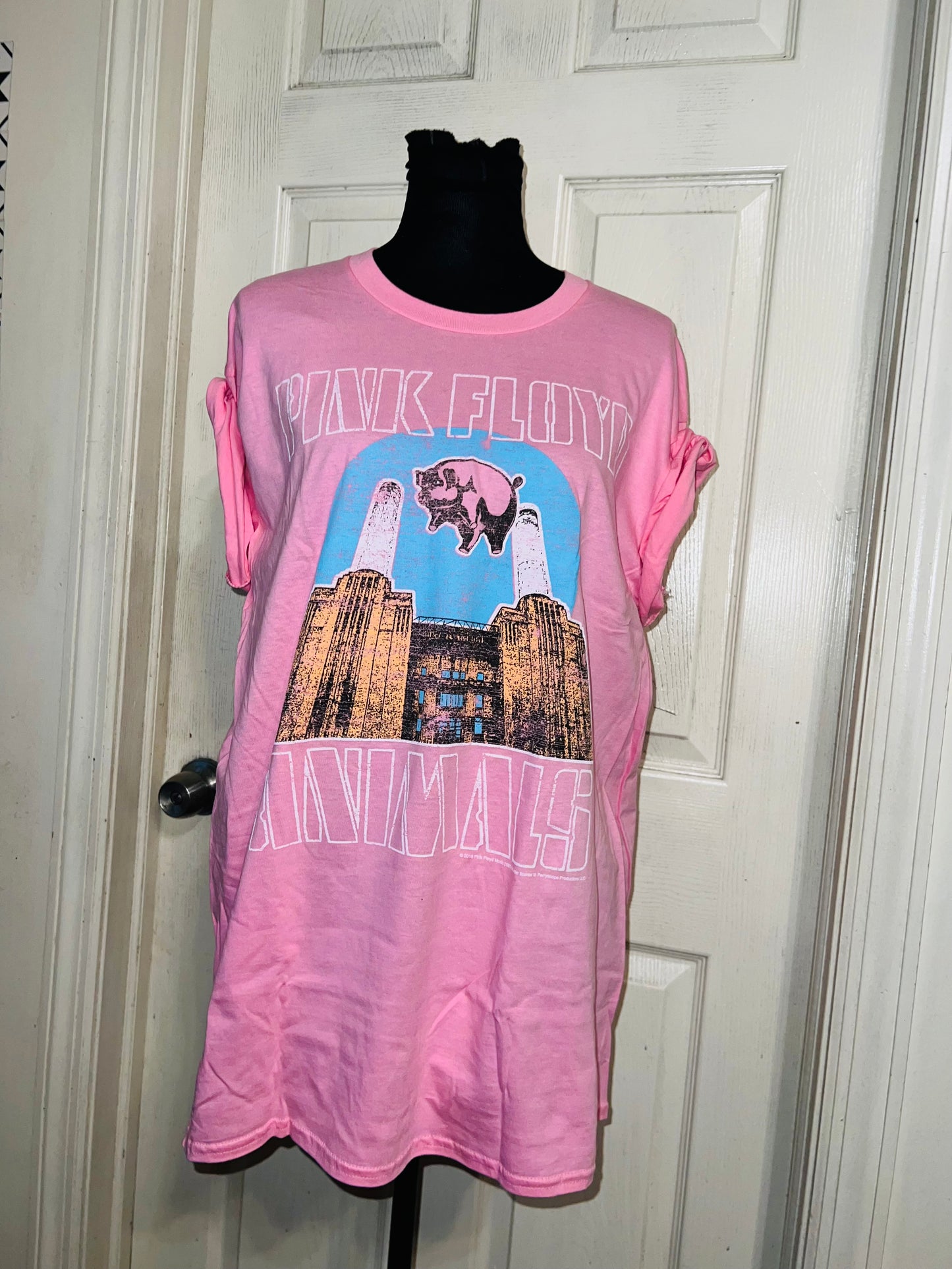Pink Floyd Oversized Distressed Tee