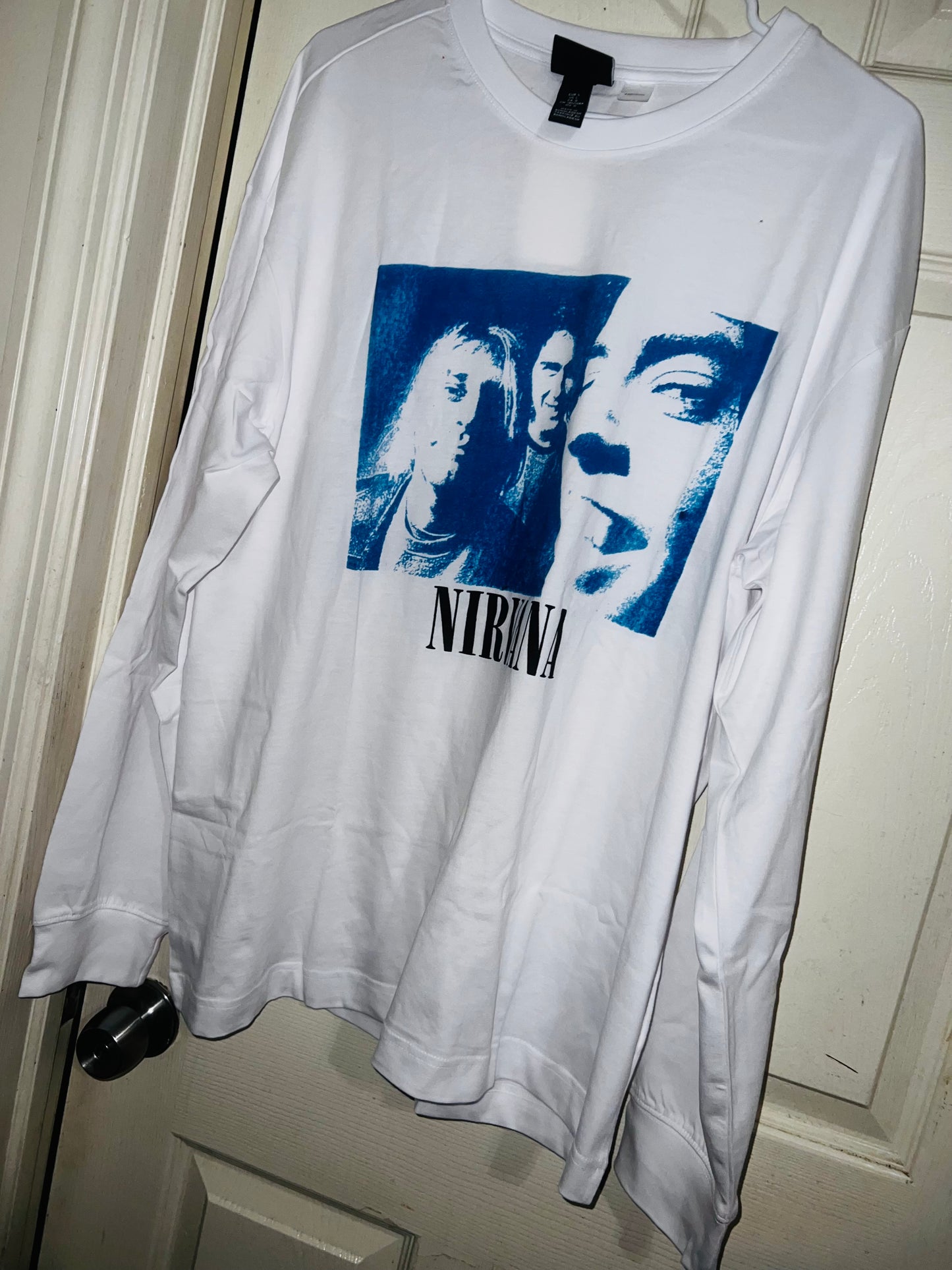 Nirvana Long Sleeve Oversized Shirt