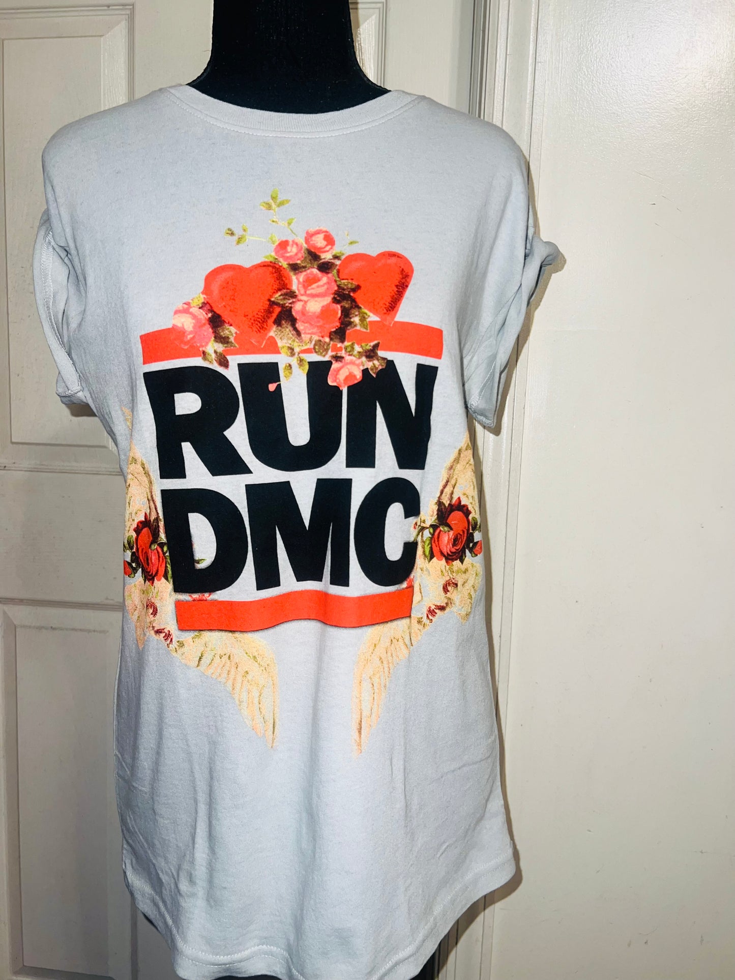 Run DMC Oversized Distressed Tee