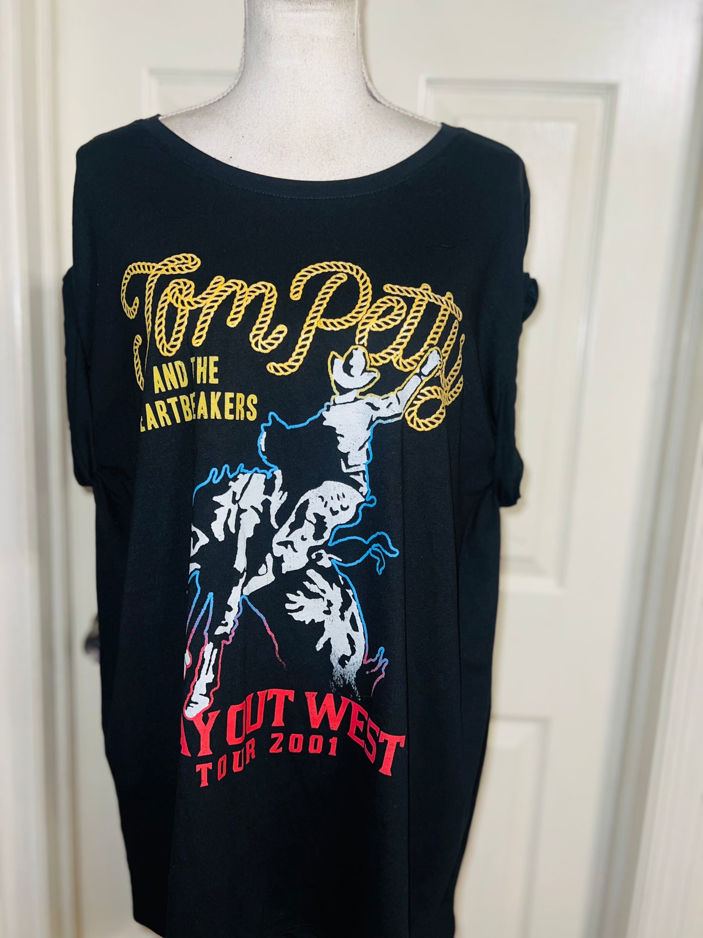 Tom Petty & The Heartbreakers Oversized Distressed Tee