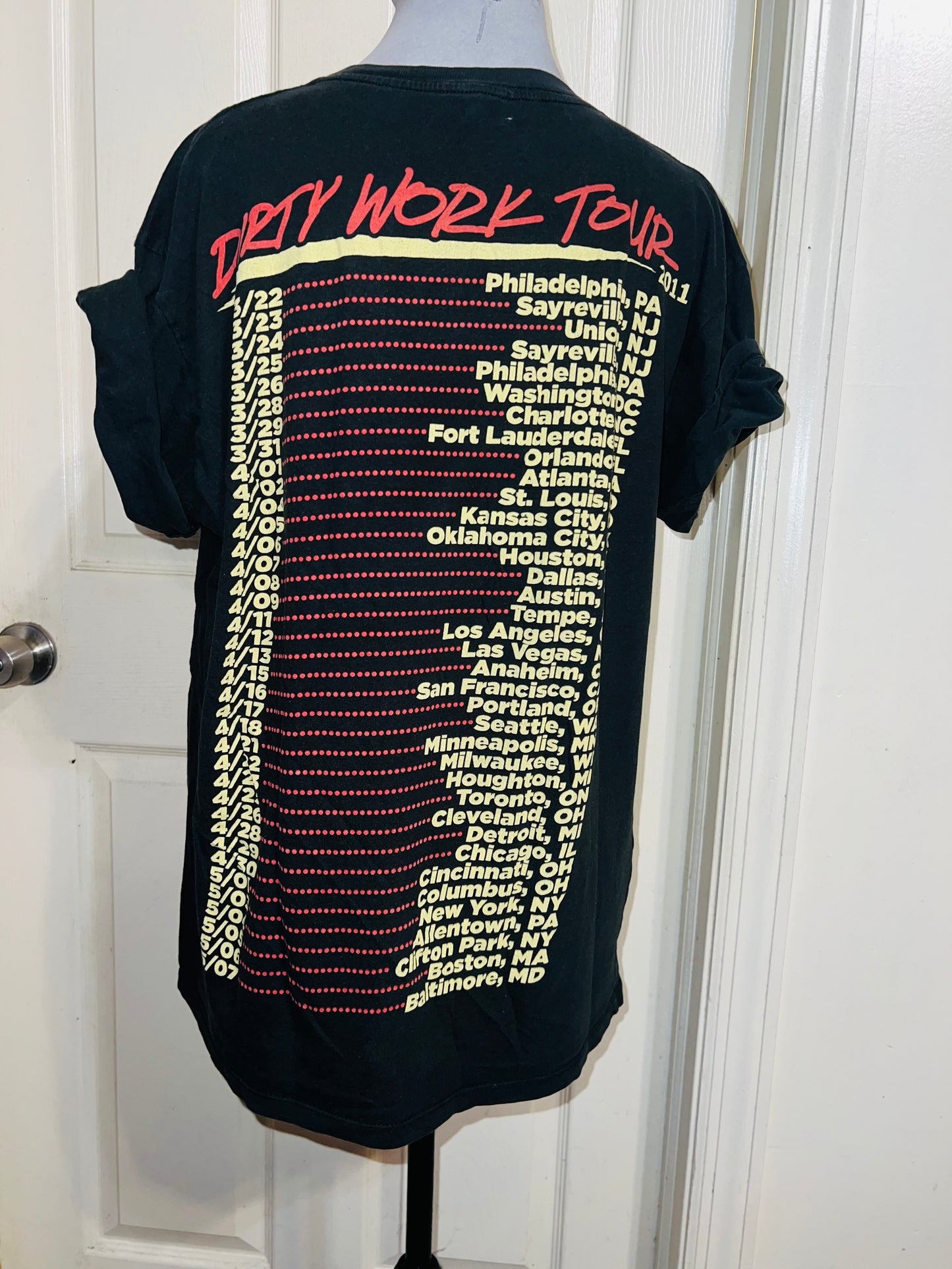 All Time Low Vintage Oversized Double Sided Tee