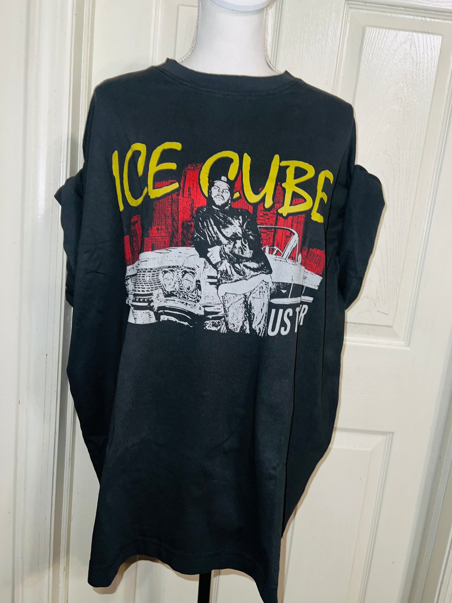 Ice Cube Double Sided Oversized Distressed Tee