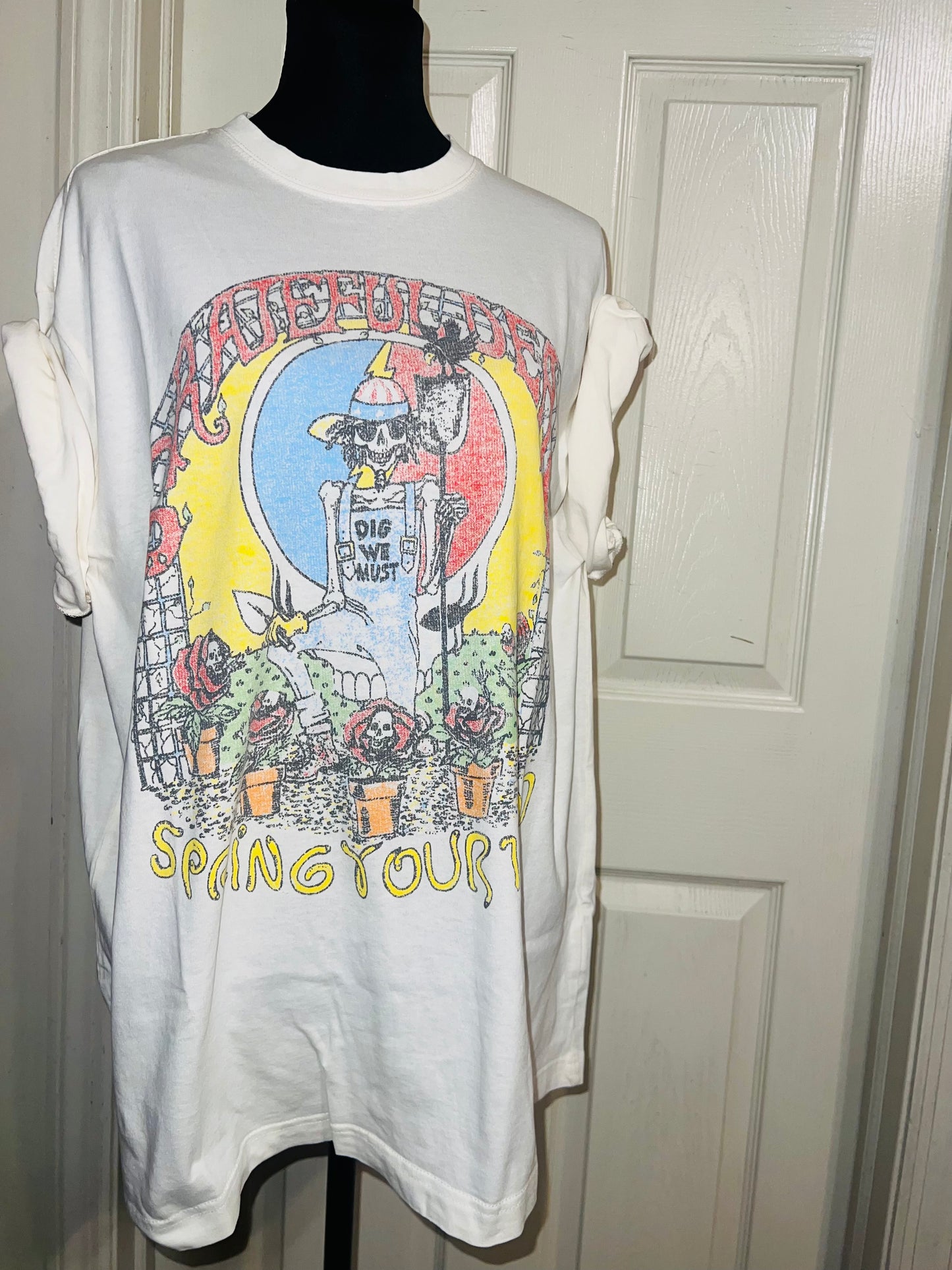 Grateful Dead Oversized Distressed Tee