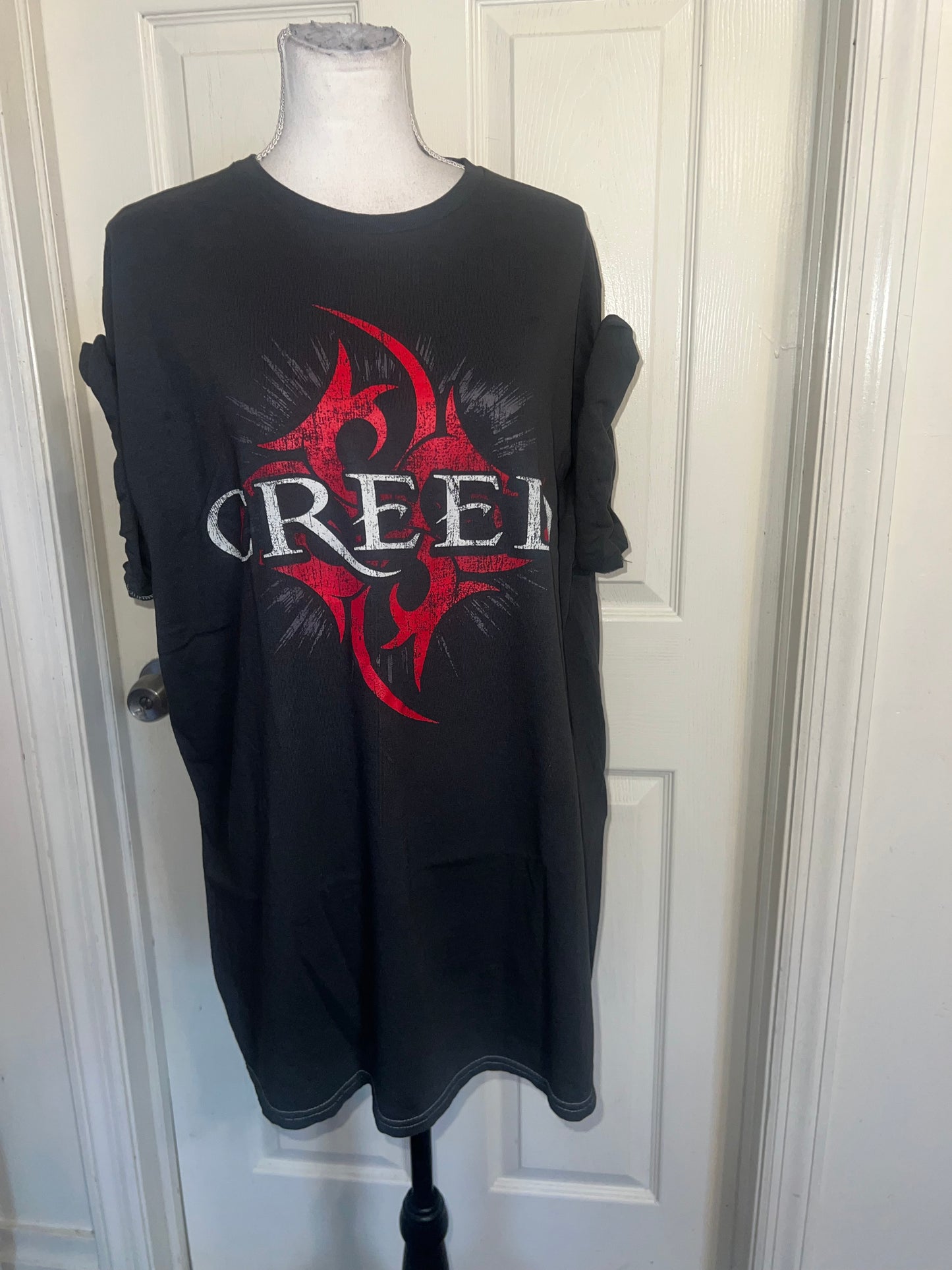 Creed Oversized Distressed Tee
