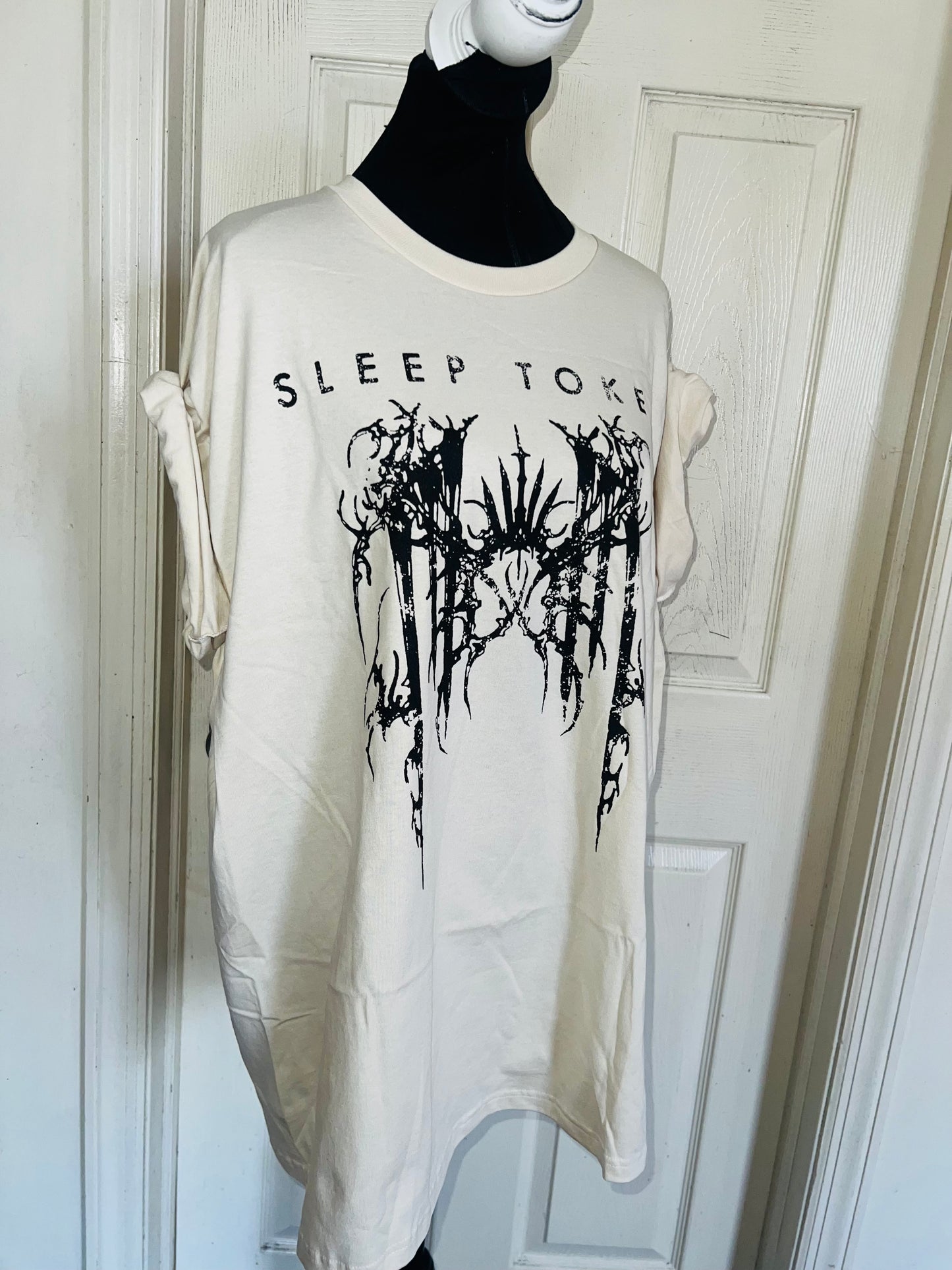 Sleep Token Oversized Distressed Tee