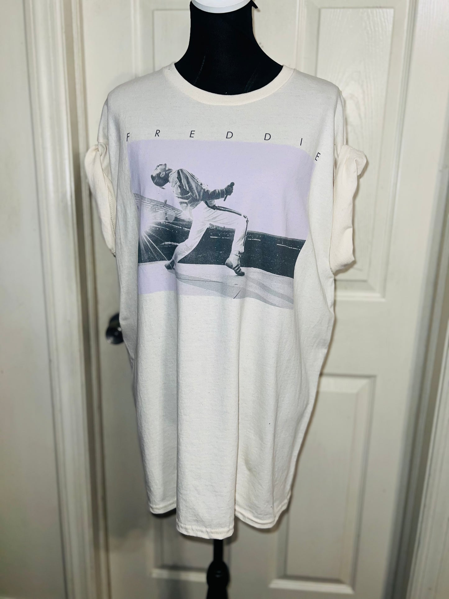 Freddie Mercury Oversized Distressed Tee