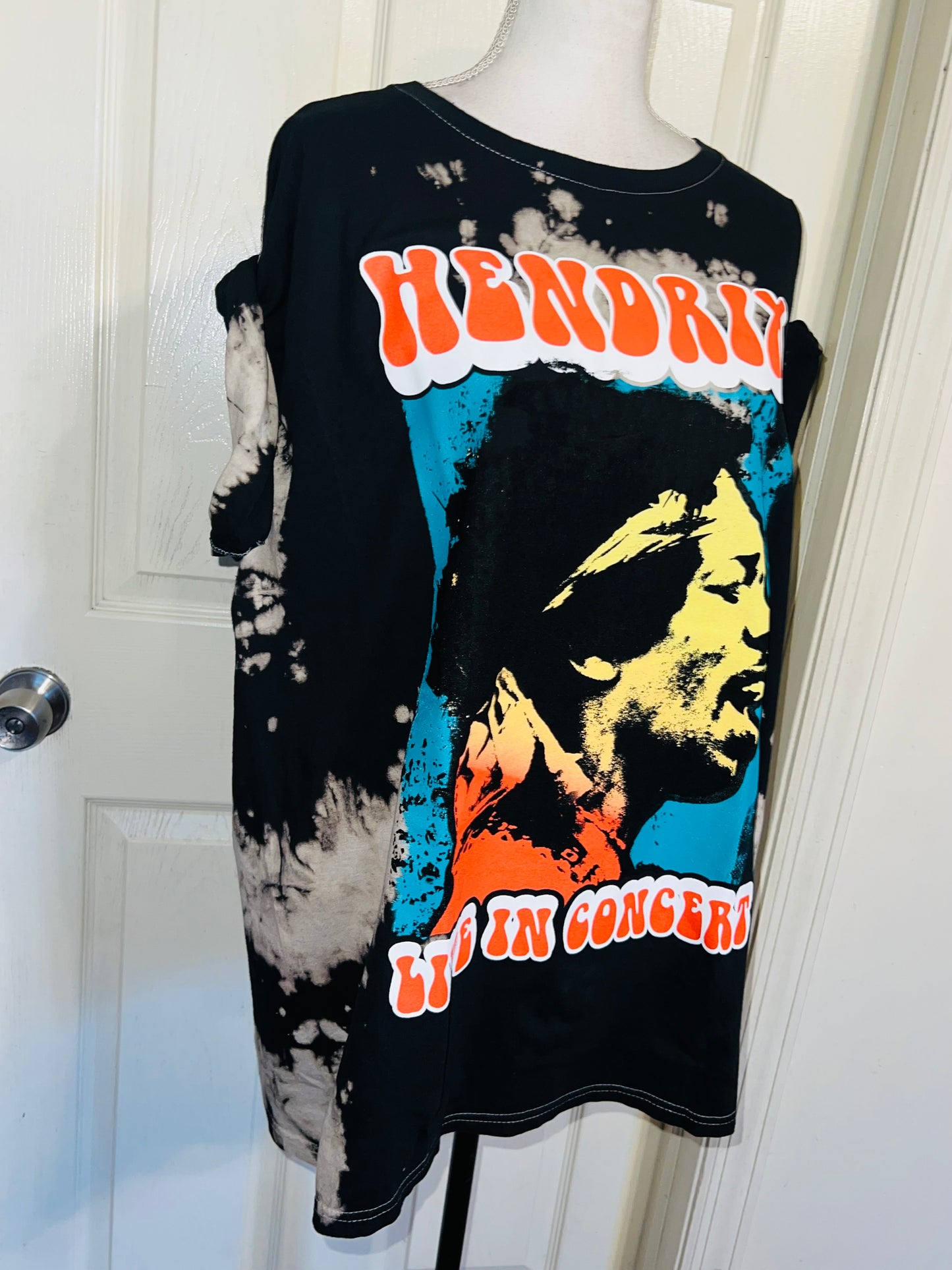Jimi Hendrix Oversized Distressed Tee