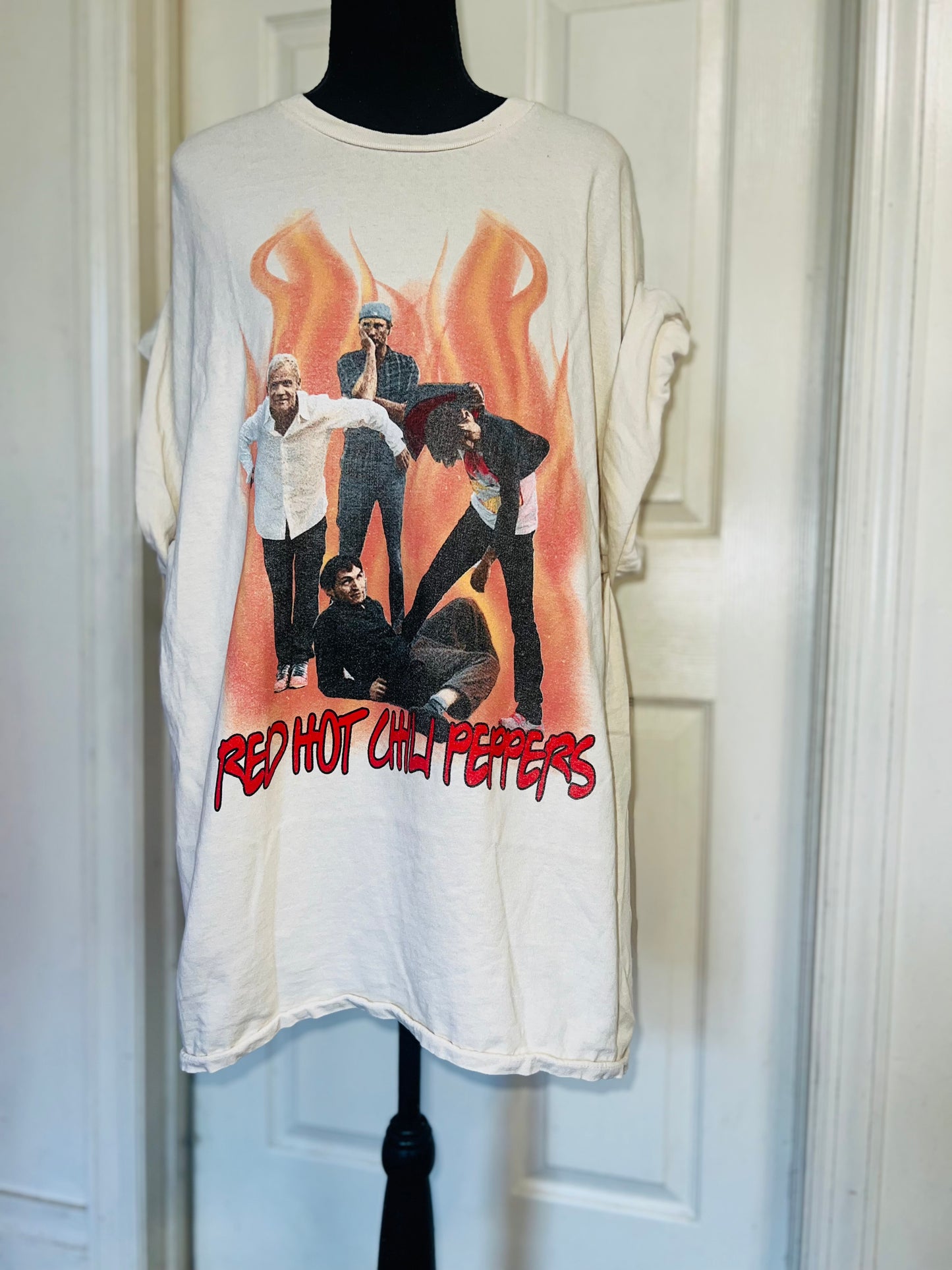 Red Hot Chili Peppers Oversized Distressed Tee