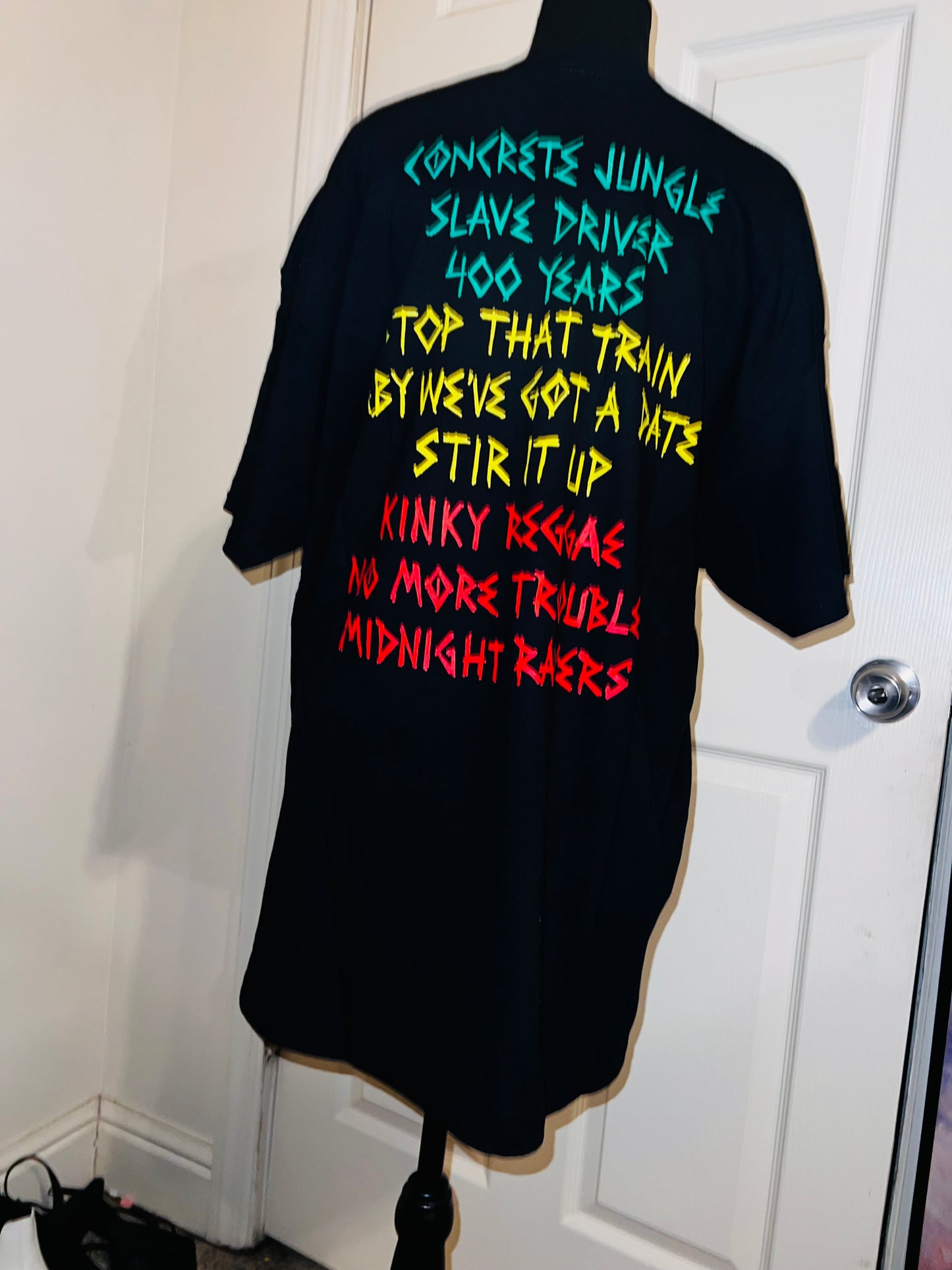 Bob Marley Double Sided Oversized Tee