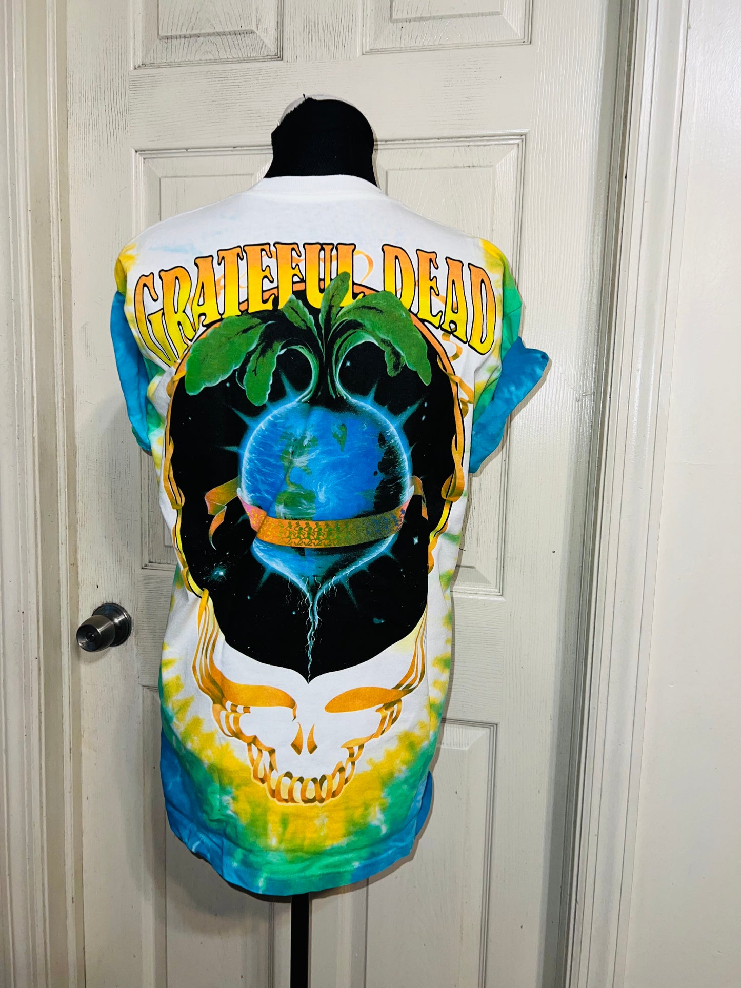 Grateful Dead Keep Green Double Sided Distressed Tee