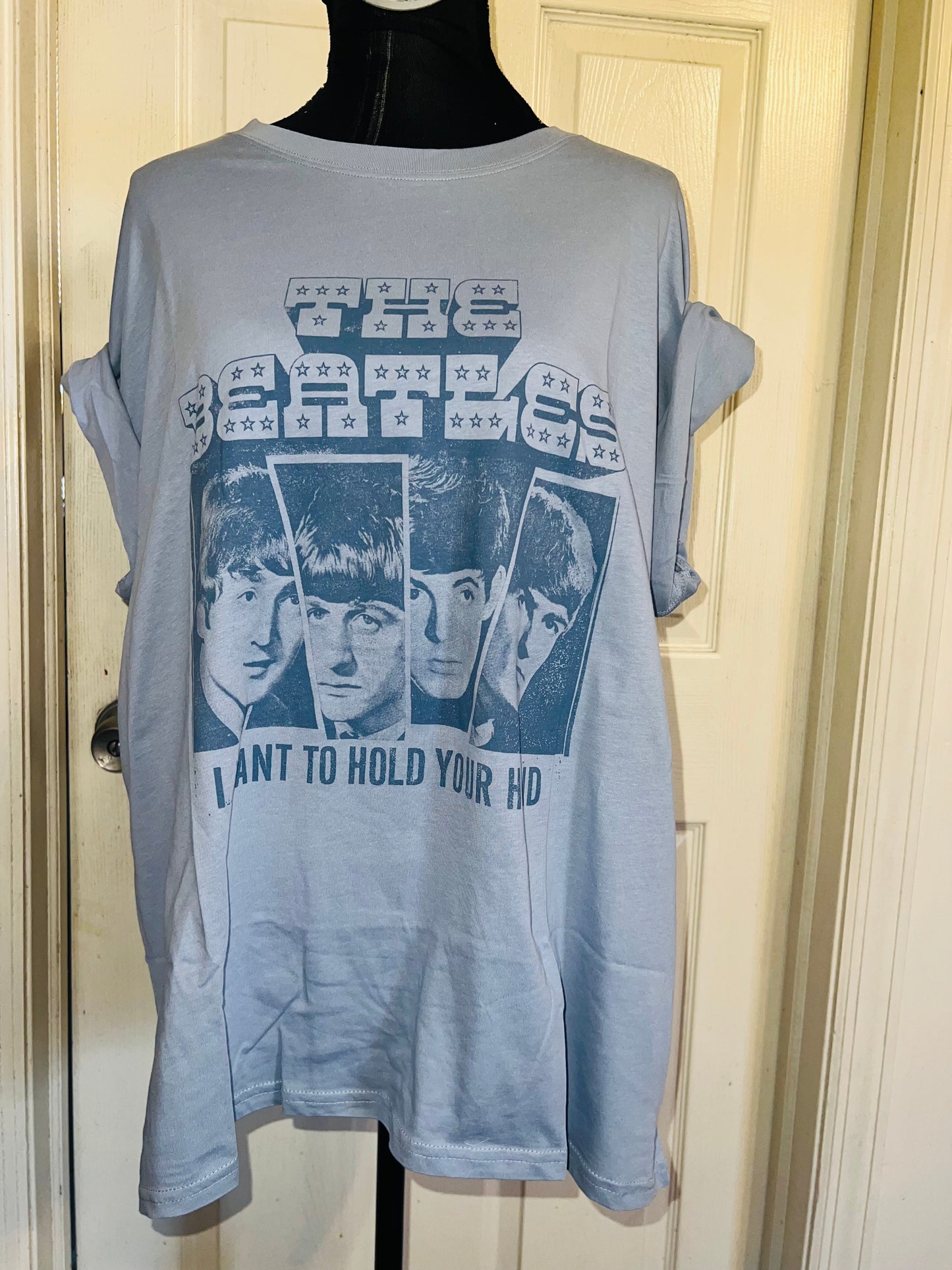 The Beatles Oversized Distressed Tee