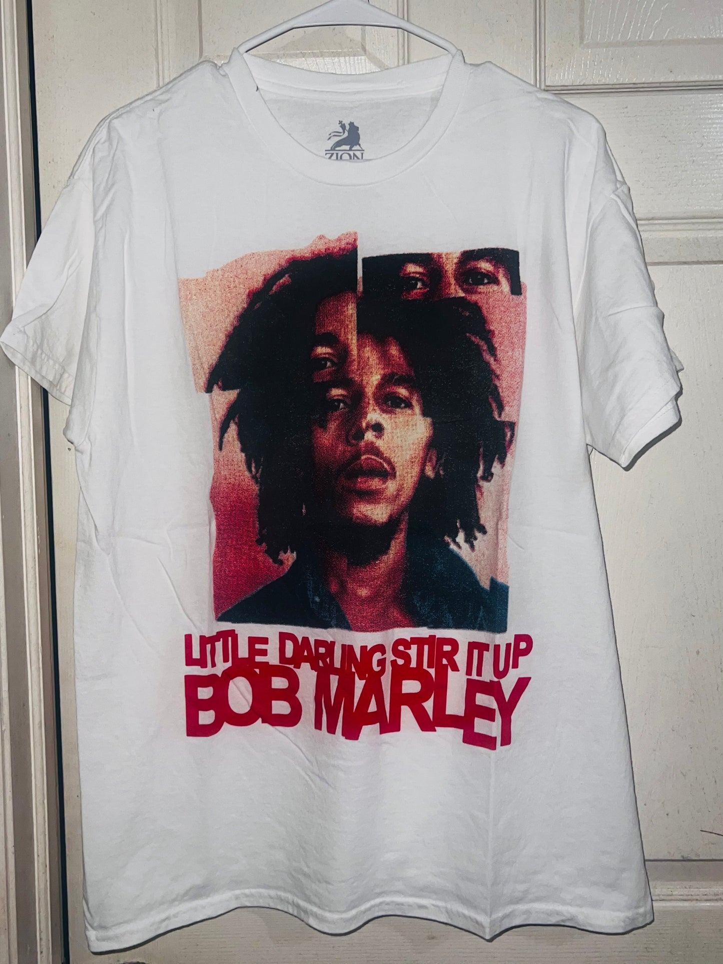 Bob Marley Oversized Distressed Tee