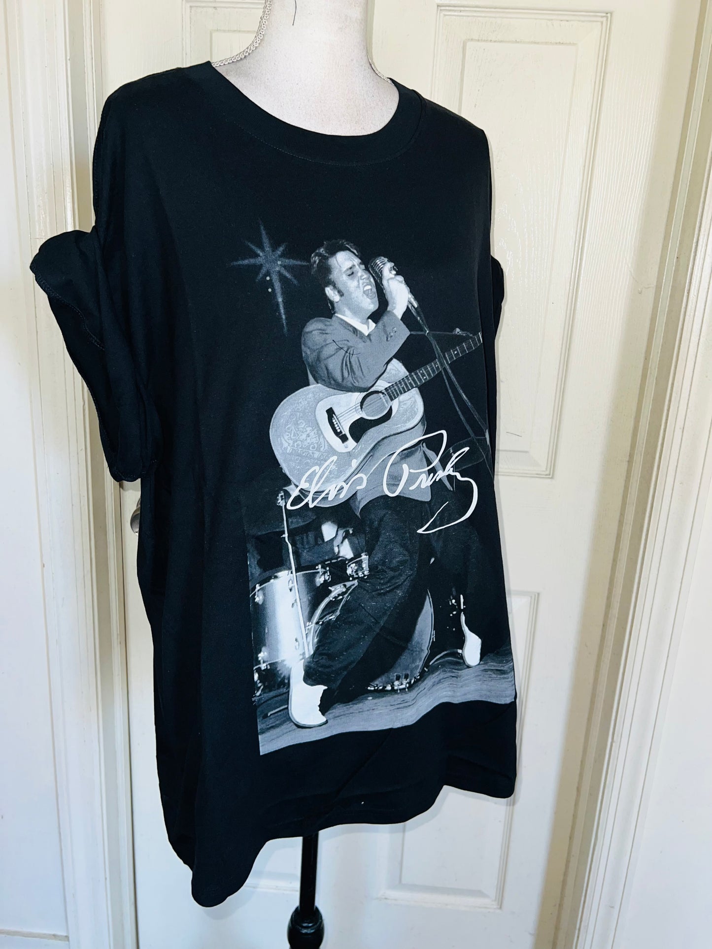 Elvis Presley Oversized Distressed Tee