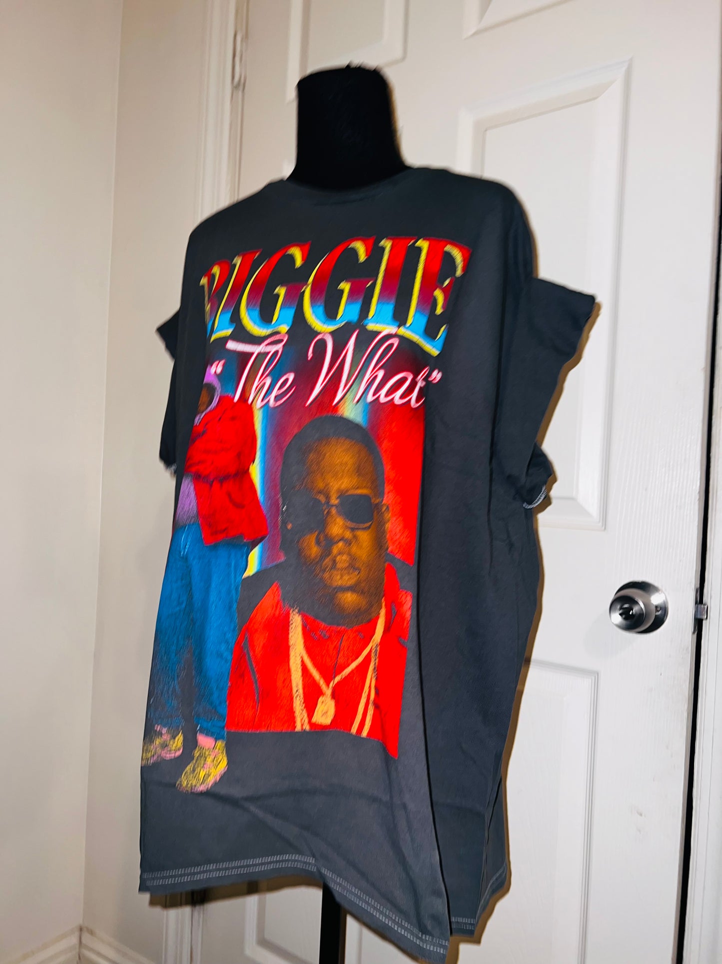 Biggie Smalls Oversized Distressed Tee