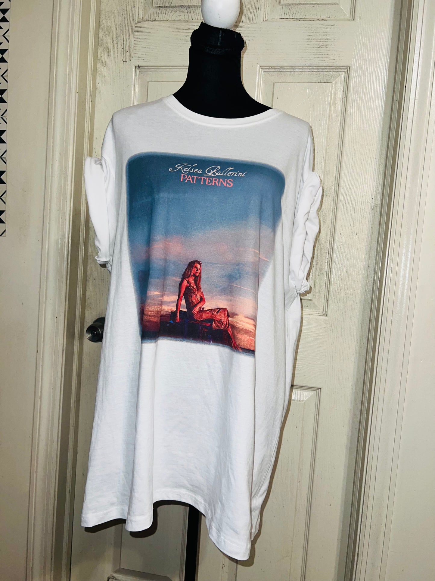 Kelsea Ballerini Oversized Double Sided Distressed Tour Tee